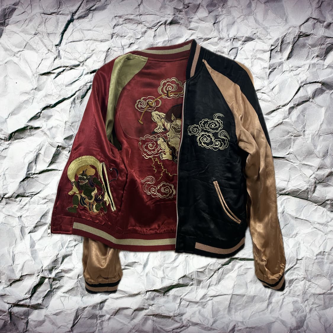 풍신뇌신 리버시블 스카잔 상품이미지8