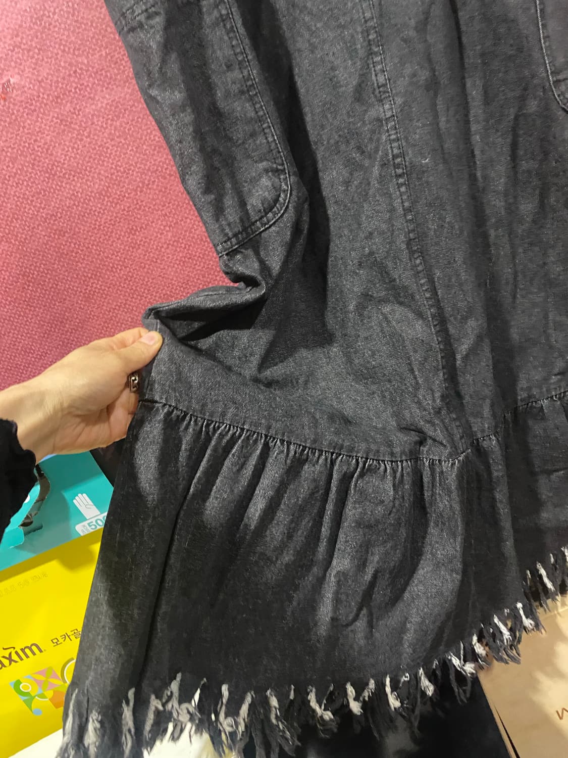 데님 멜빵 원피스 상품이미지4