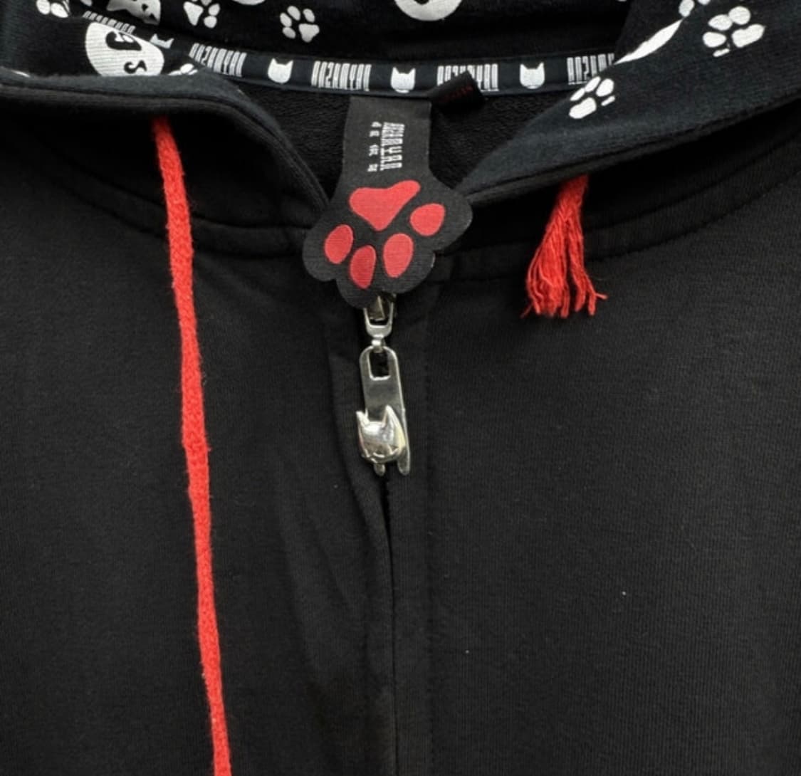 펑크 네코 고양이 후드집업 상품이미지7