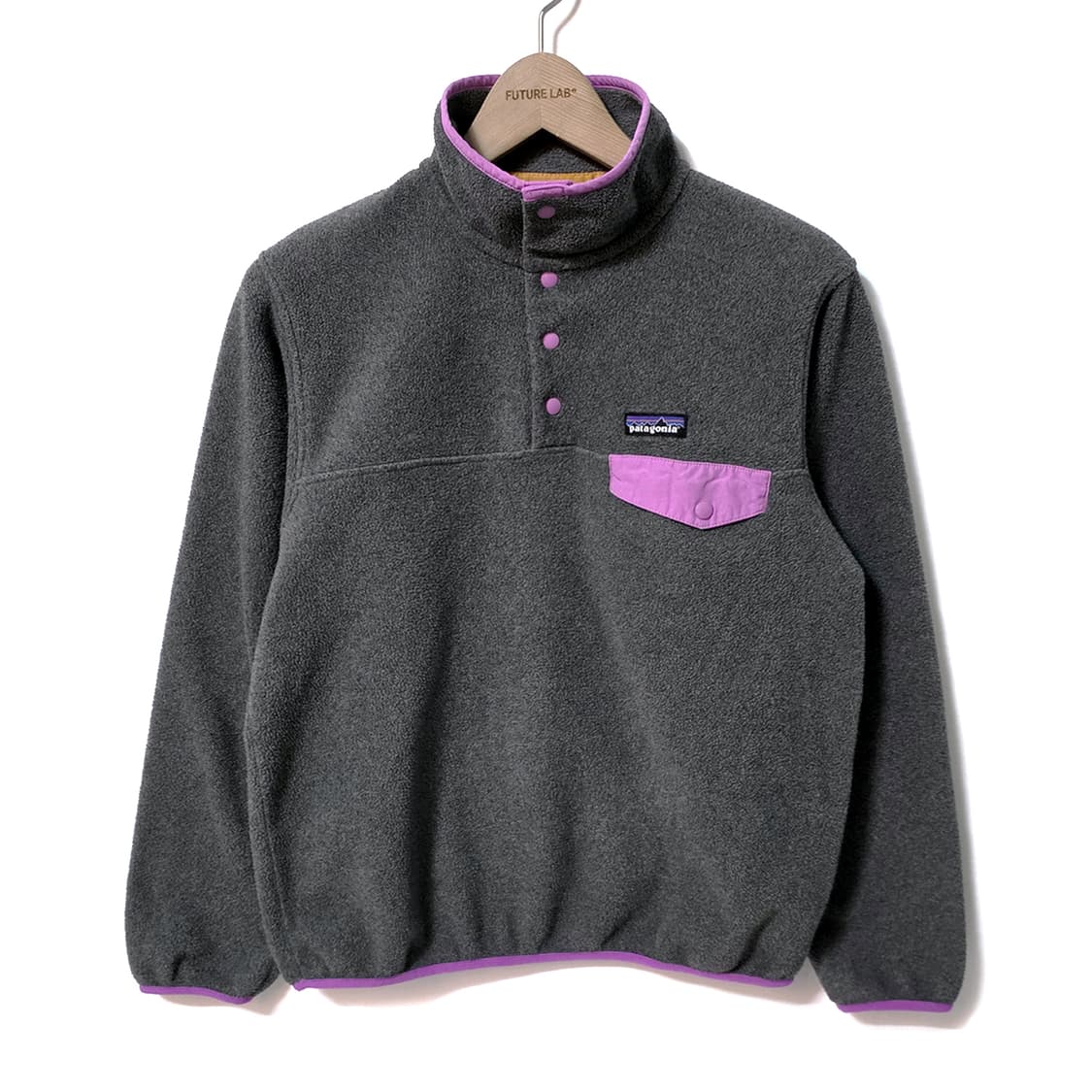 [W/S] 파타고니아 신칠라 스냅티 그레이 핑크 상품이미지1
