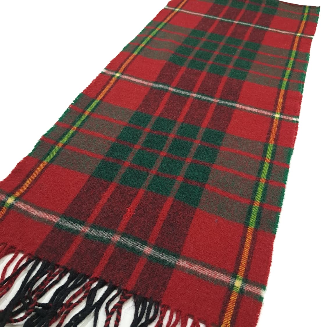 MX189 폴로 랄프로렌 크리스마스 타탄체크 램스울 목도리 머플러 상품이미지2