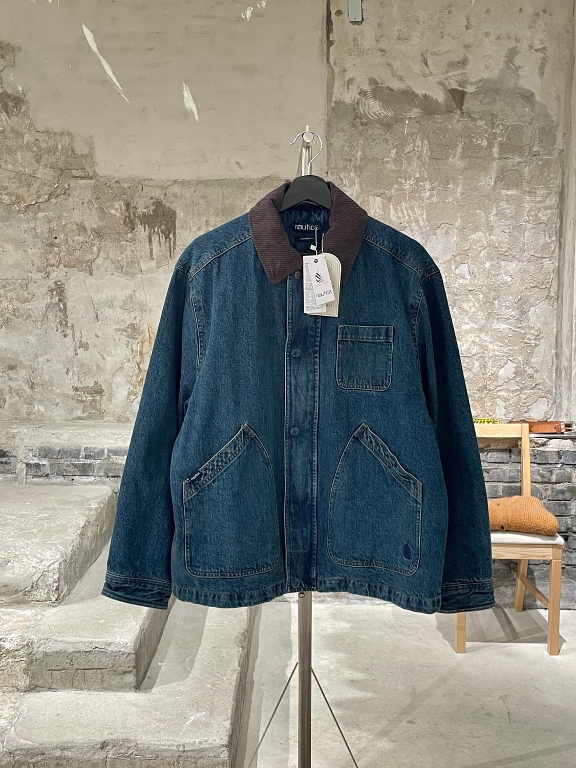 노티카 미디엄 인디고 스탠다드 데님 자켓 상품이미지1