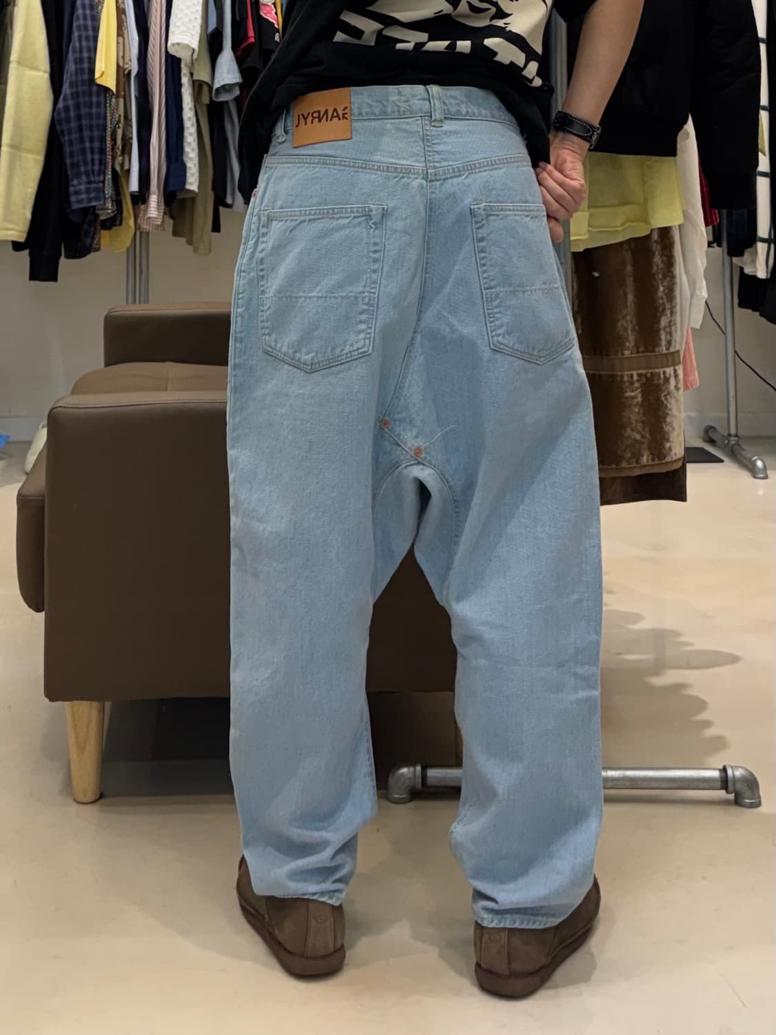 꼼데가르송 간류 사루엘 데님 팬츠 상품이미지4