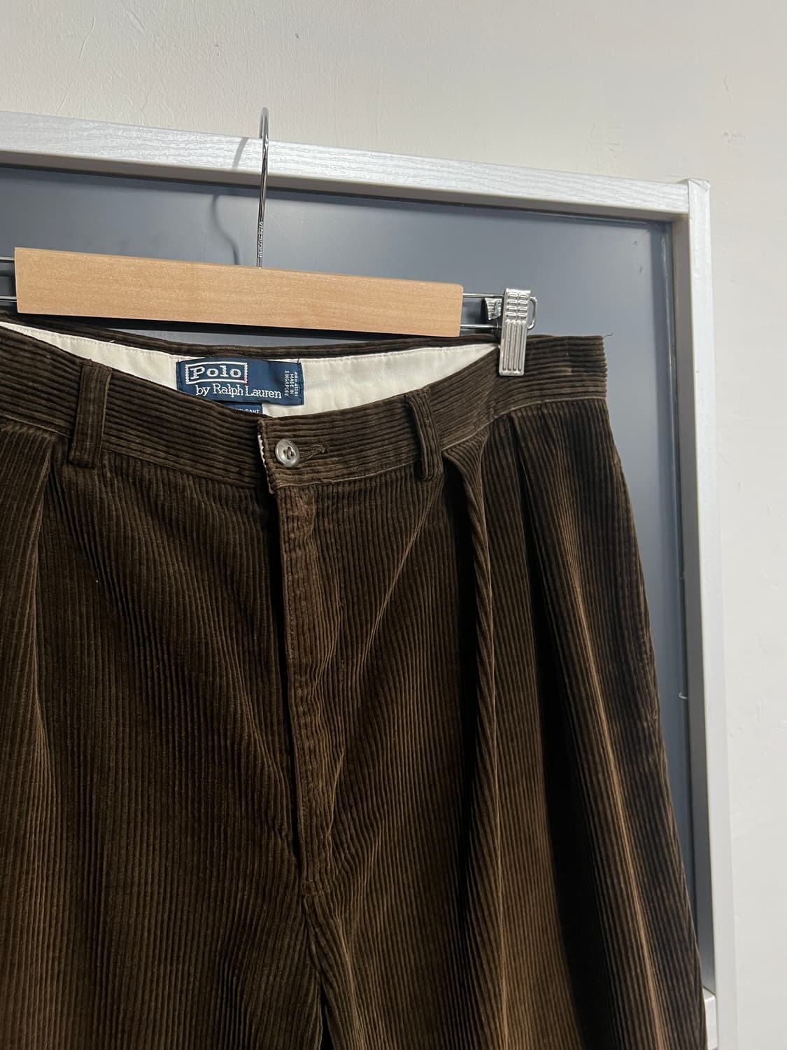 Polo Ralph Lauren 브라운 코듀로이 와이드핏 팬츠 상품이미지2