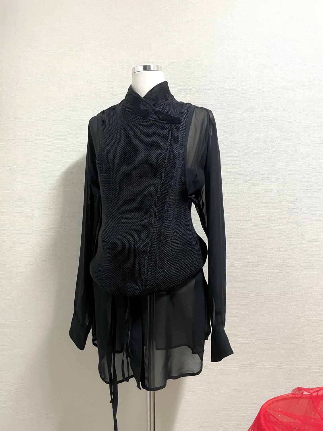 앤 드뮐미스터 매쉬 슬리브리스 집업 상품이미지2