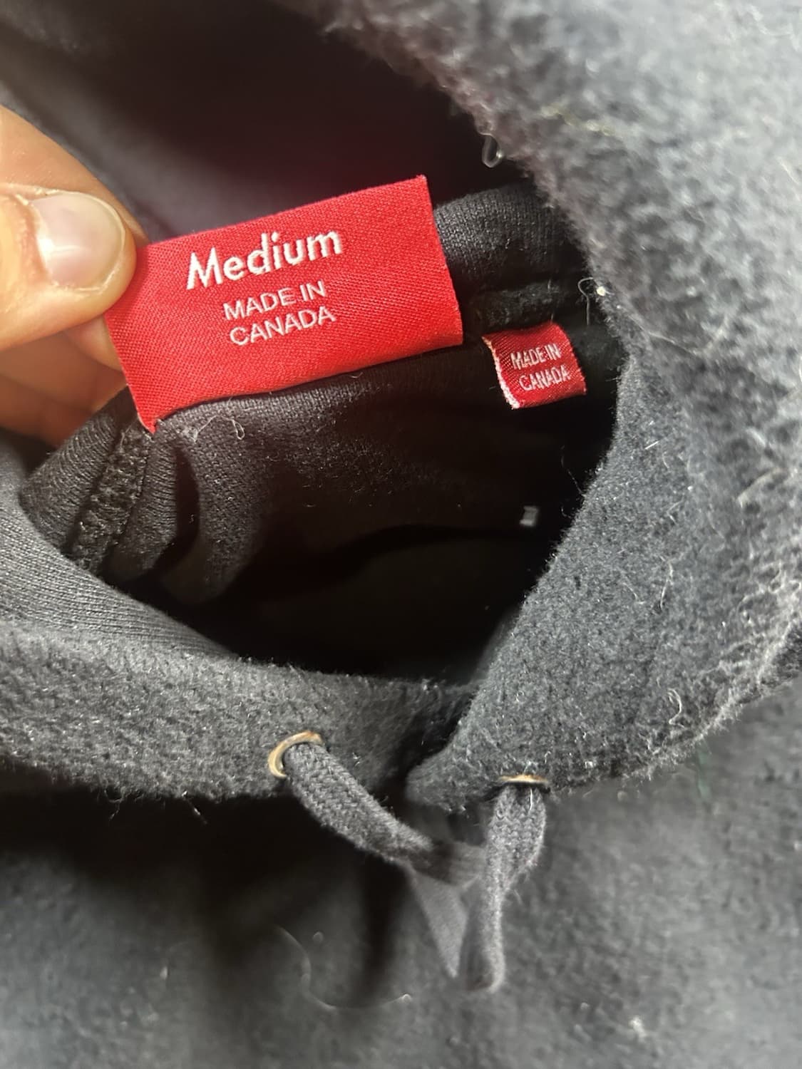 16FW 슈프림 리버스 플리스 후드티 상품이미지3