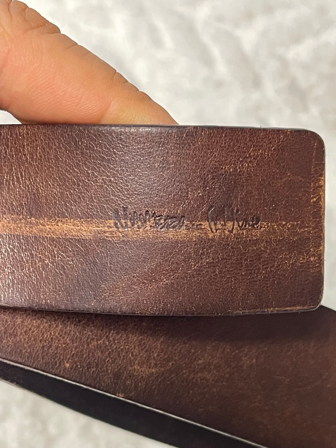 넘버나인(Number (n)ine) 가죽 벨트 상품이미지3