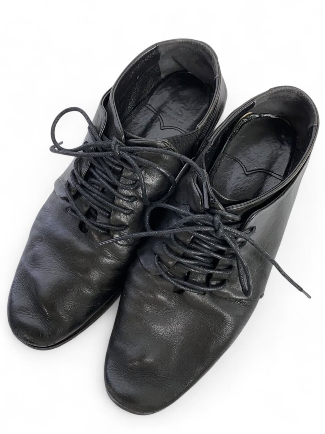 요지 야마모토 와이즈 가죽 드레스 플랫슈즈 상품이미지2