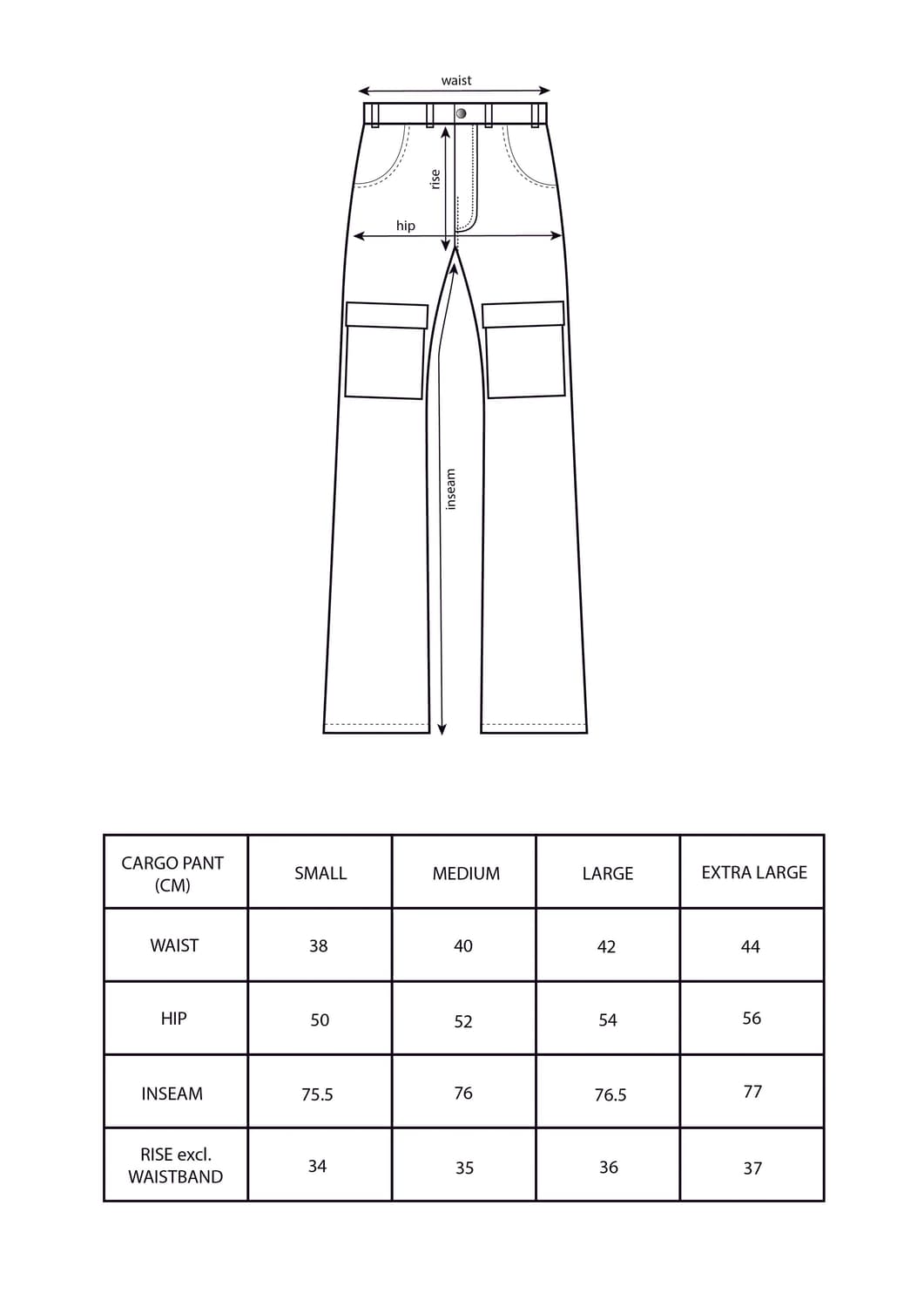 O.files 카고 데님 진 S 상품이미지4