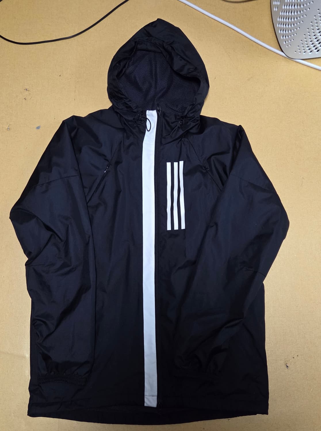 아디다스 후드 바람막이 자켓 블랙 XL 상품이미지1