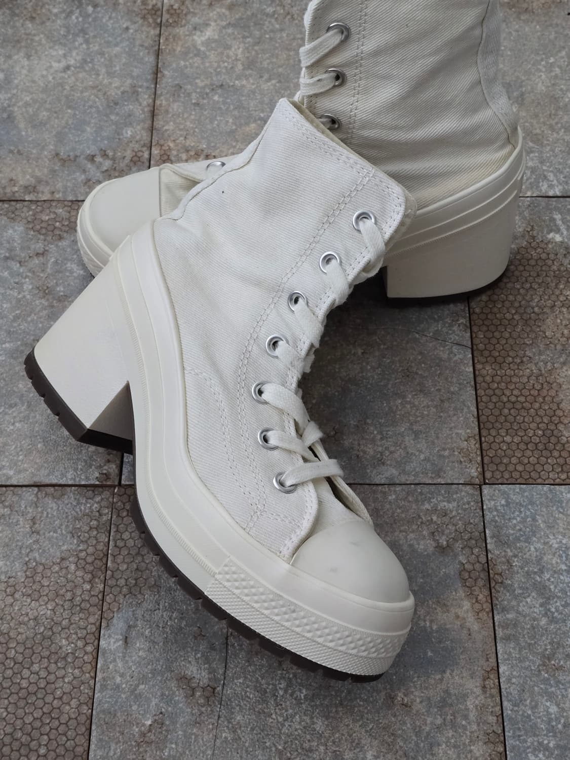 (245)컨버스 척 70 디 럭스 힐 에그렛 화이트  상품이미지8