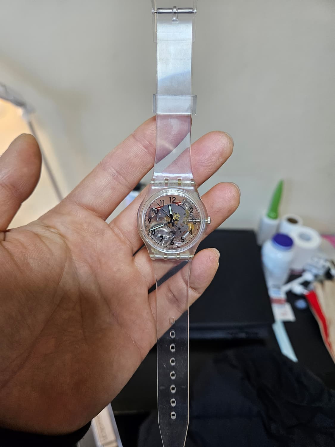 SWATCH 빈티지 스와치 94년 판 젠트 올 클리어 상품이미지1