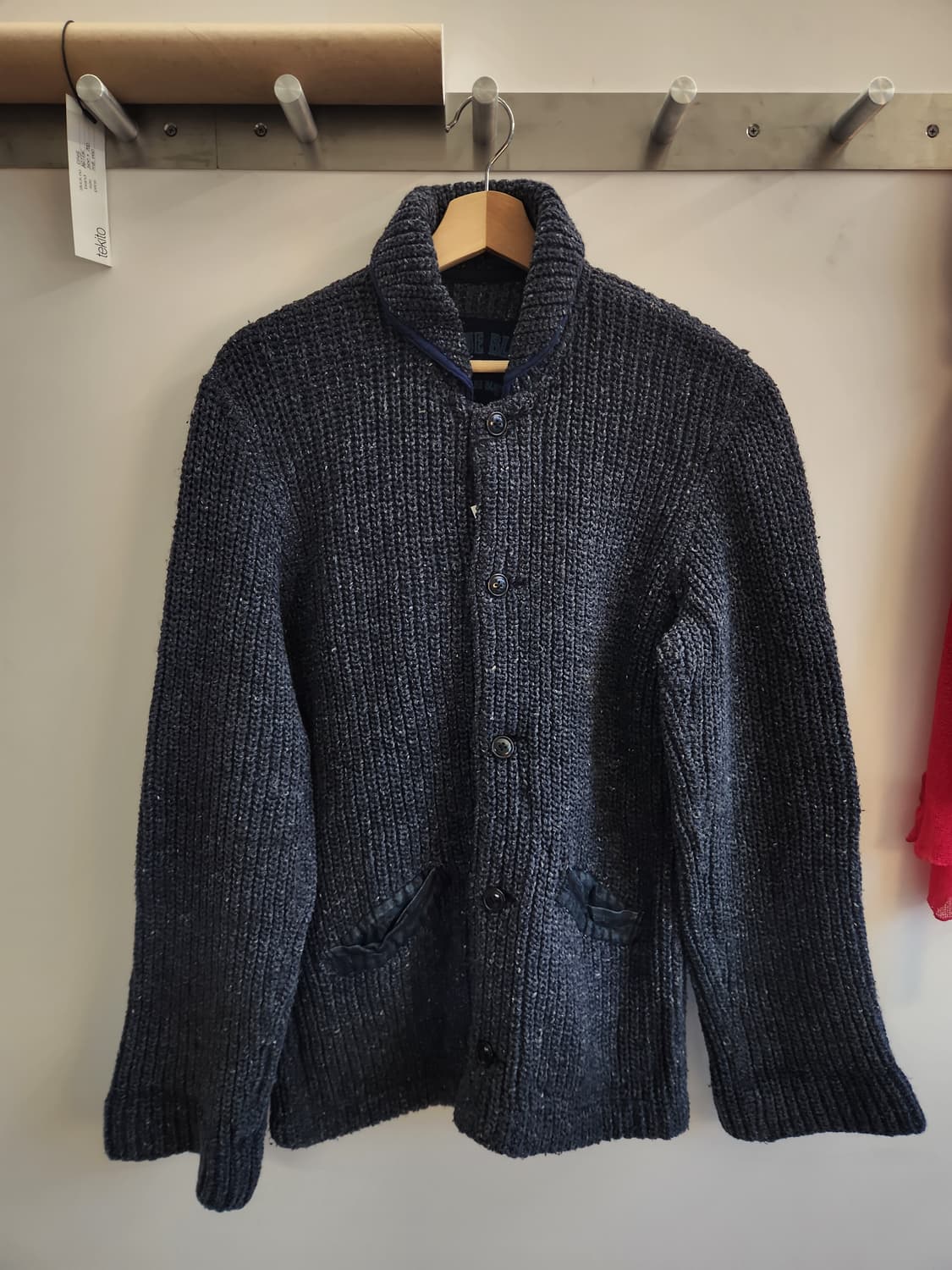 블루블루재팬 울 데님 리버서블 가디건 상품이미지2