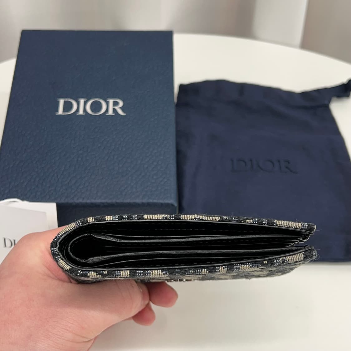 디올 오블리크 반지갑 (풀박스) 상품이미지6