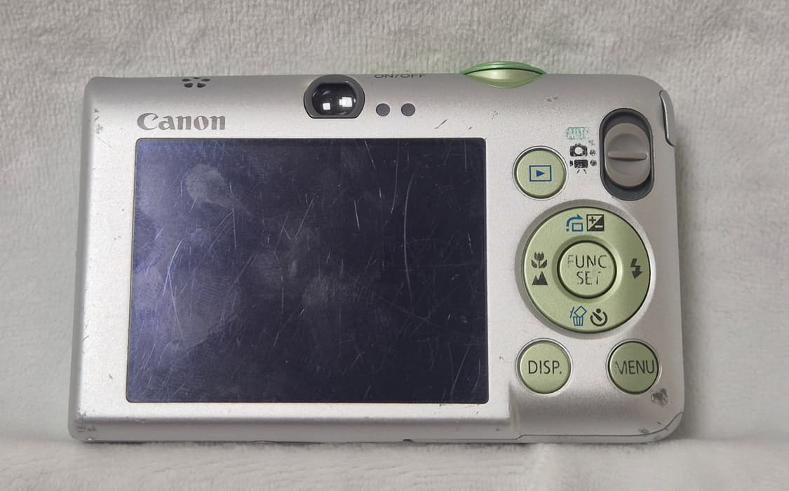 빈티지 디카) 캐논 익서스95 그린 파워샷 판매 상품이미지2