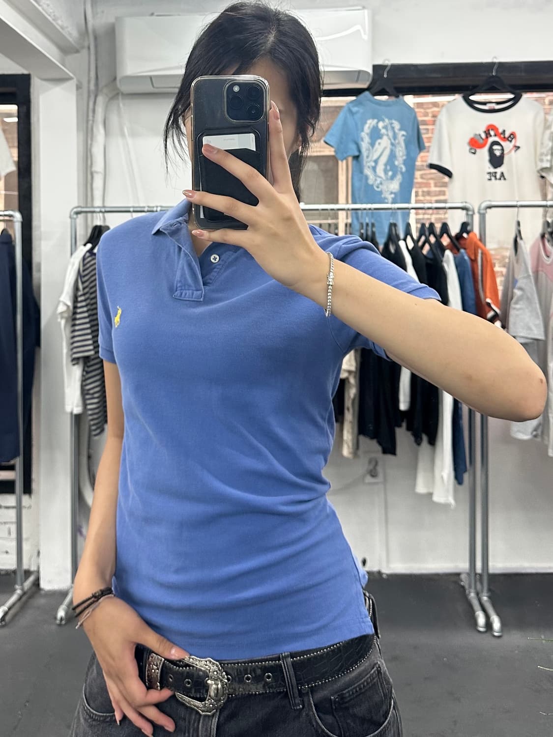 폴로 랄프로렌 옐로우 포니 카라 티셔츠 상품이미지4