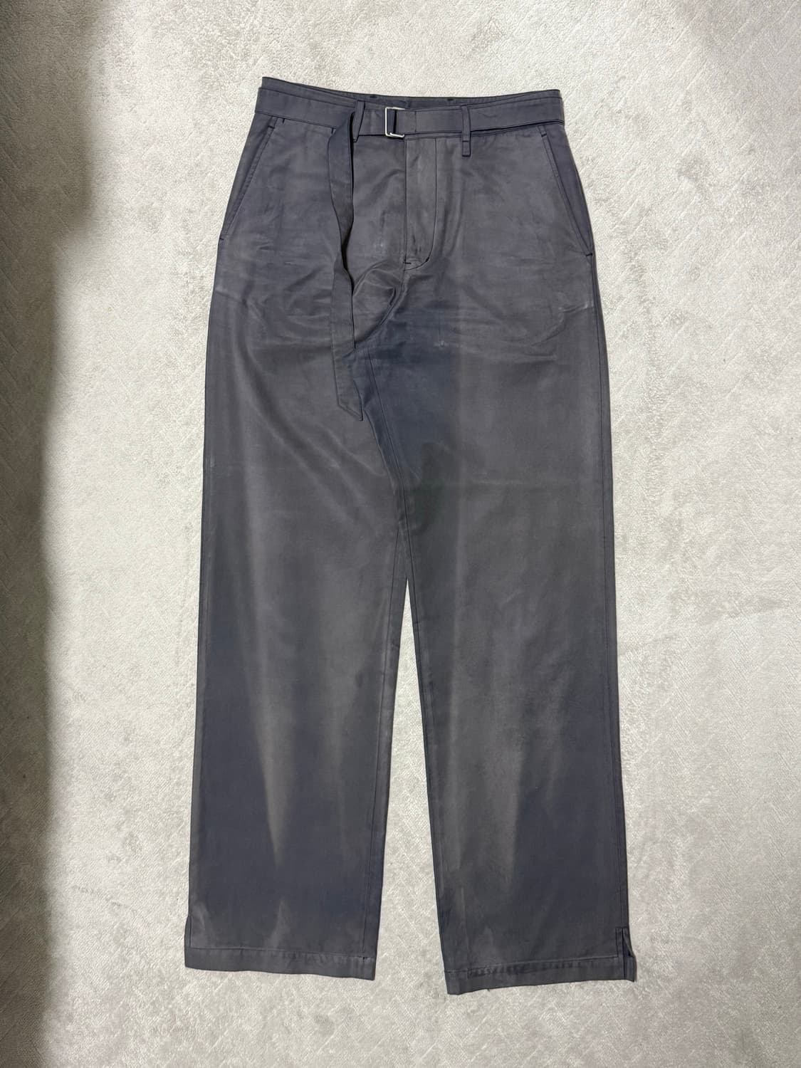 지용킴 23SS 선블리치드 벨티드 슬랙스 M 상품이미지1