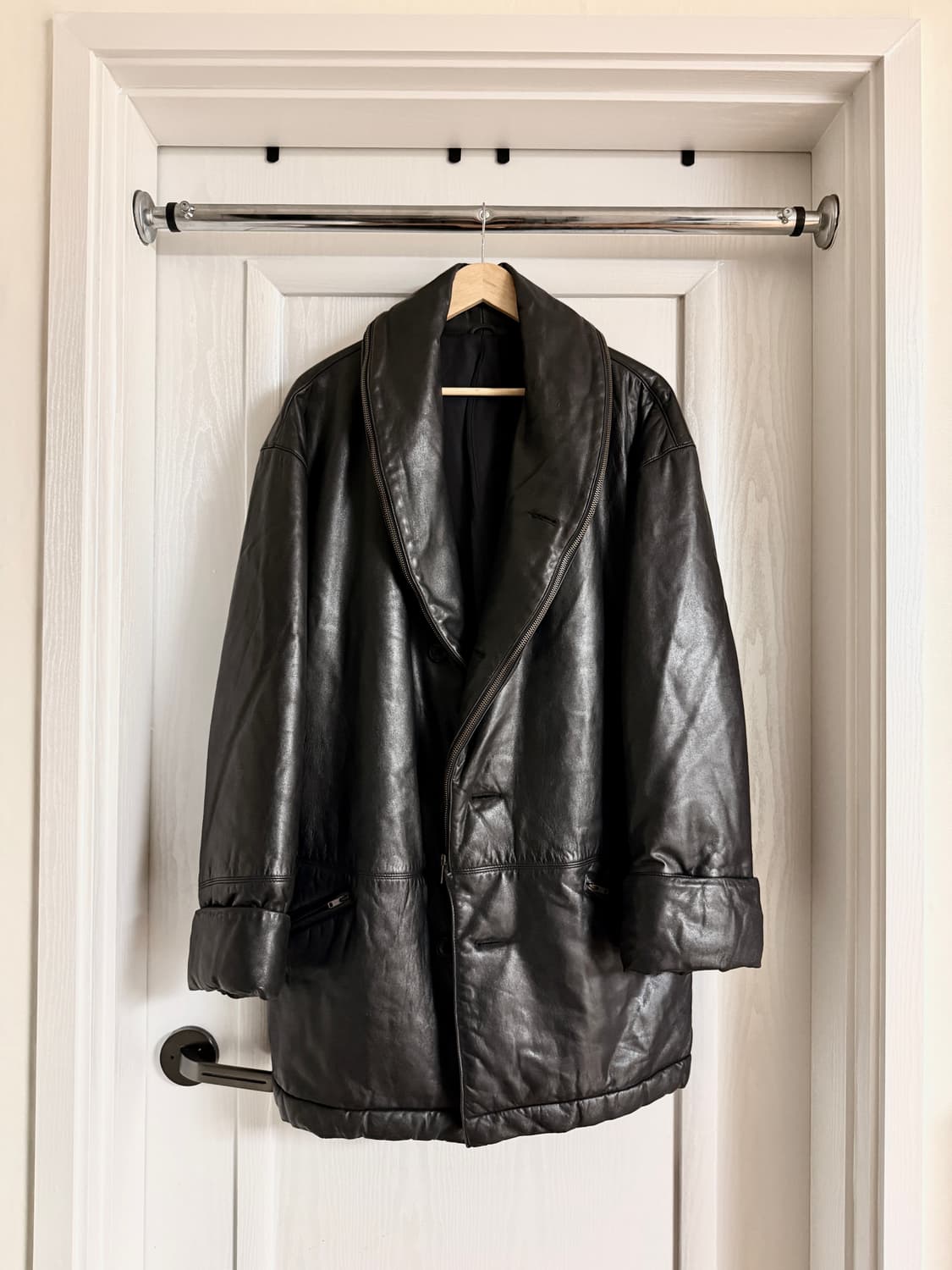 91AW Convertible Leather Jacket 상품이미지1