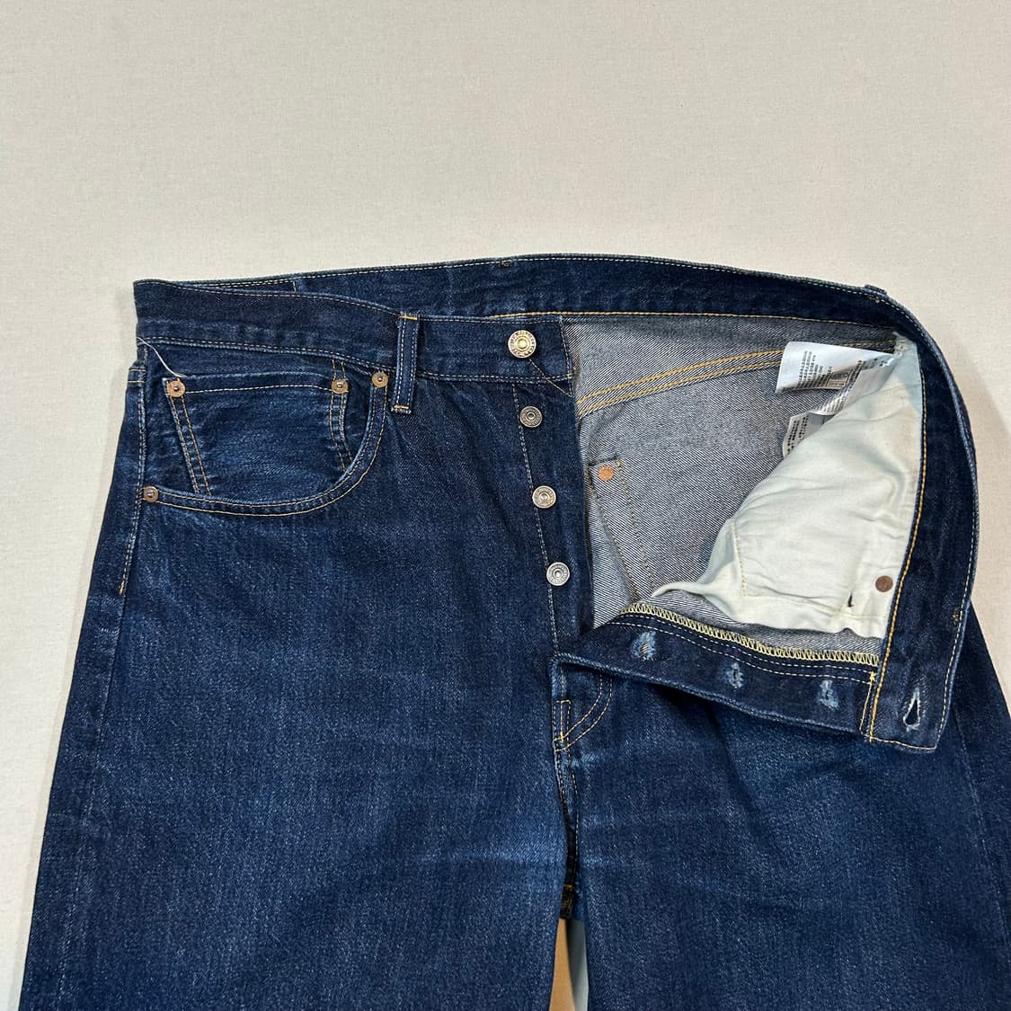 34inch) 리바이스 LVC 501xx 빅E 셀비지 데님 청바지 상품이미지8