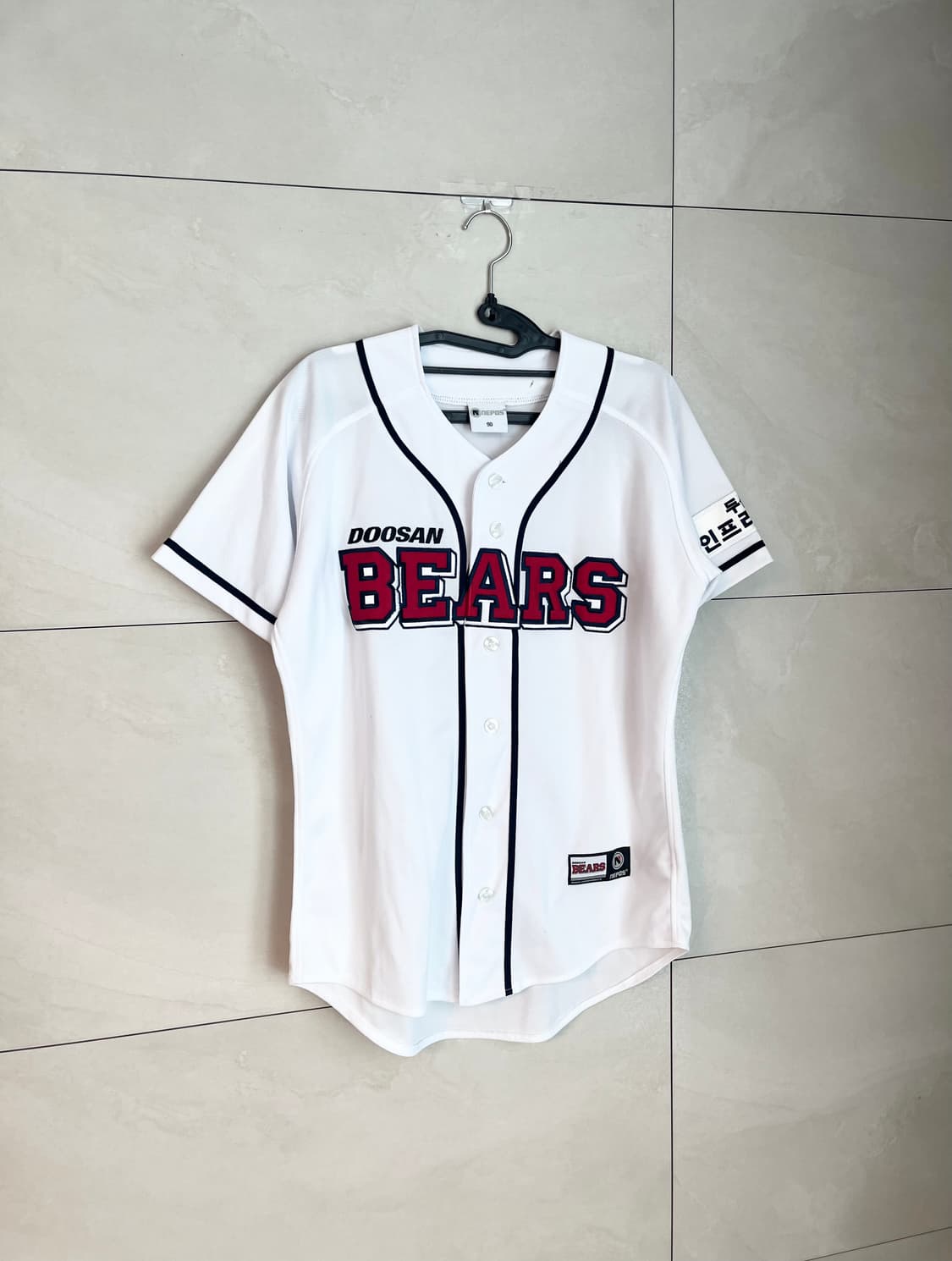 두산베어스 노마킹 야구 홈 유니폼 [90] 상품이미지3