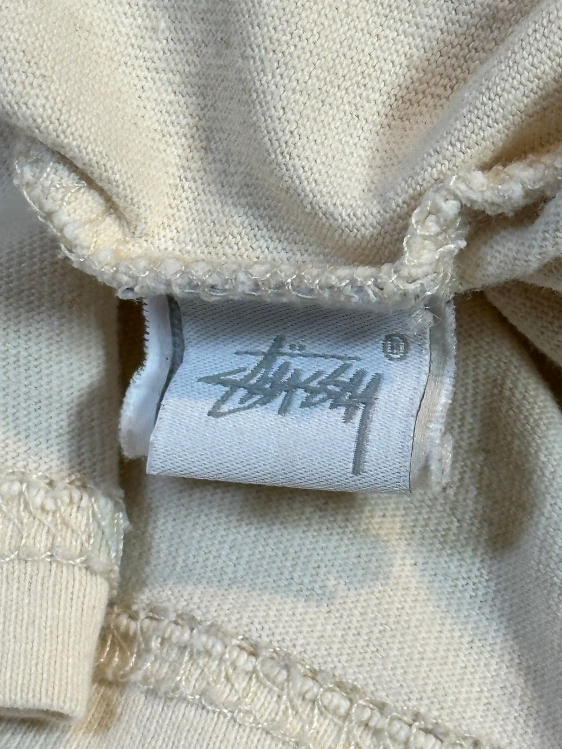 스투시 STUSSY 월드투어 반팔 티셔츠 아이보리 상품이미지9