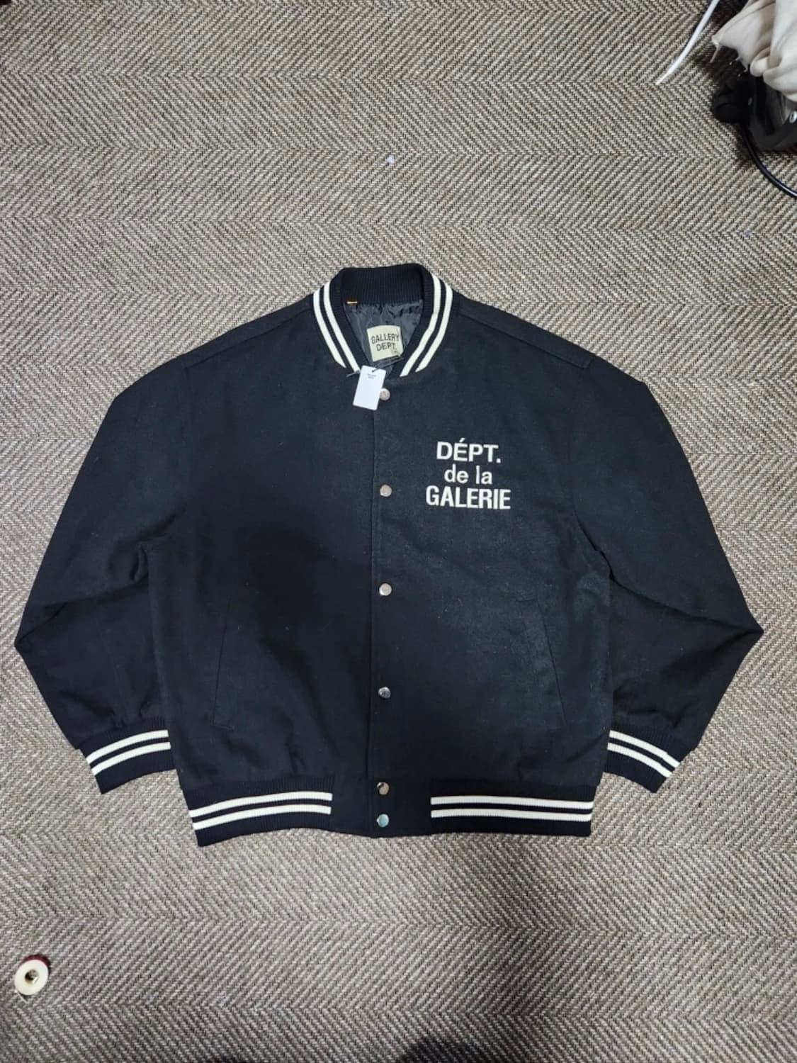 갤러리디파트먼트 바시티 자켓 블랙 XL 상품이미지1