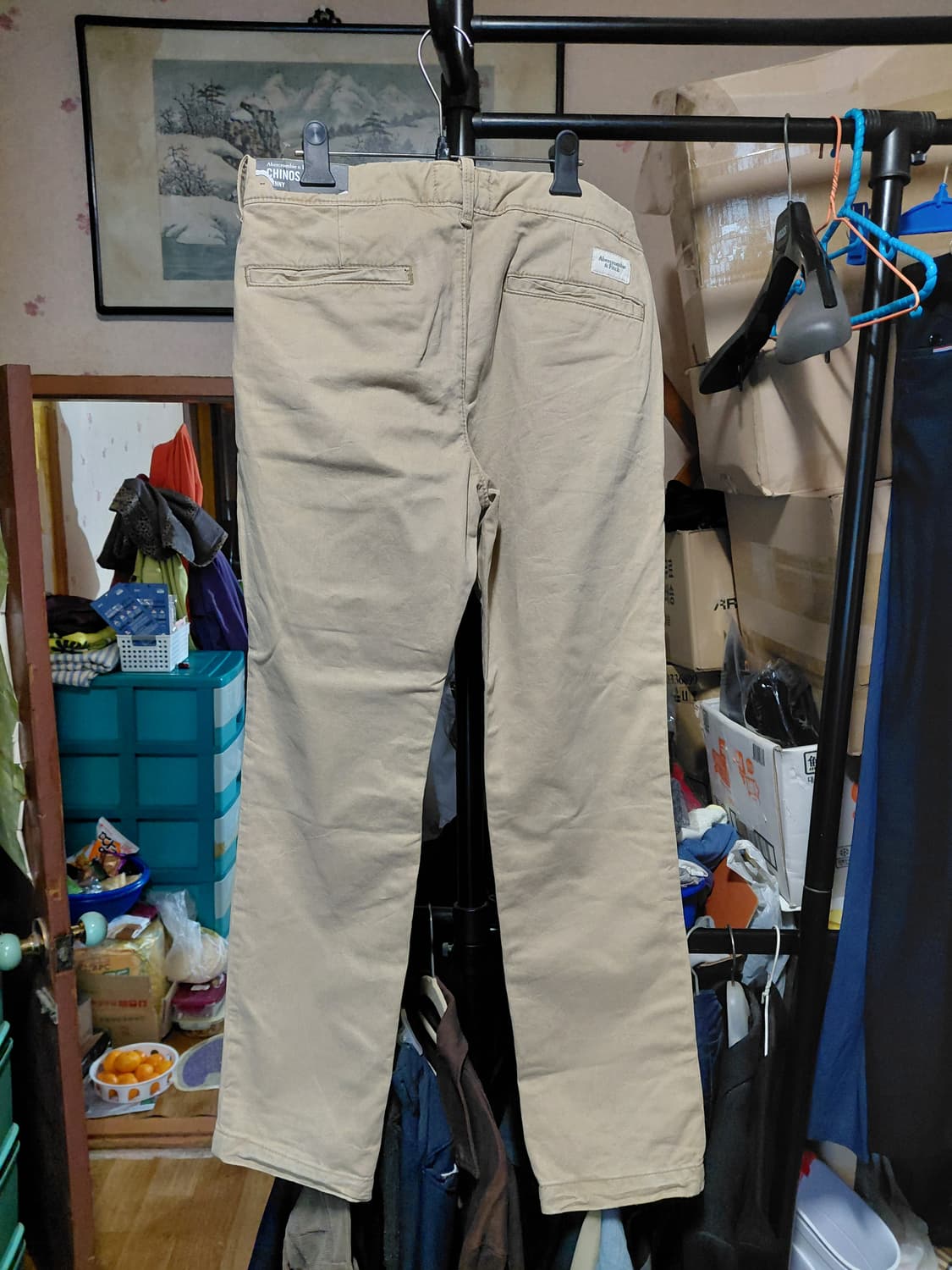 [아베크롬비](새제품)슬림핏 치노 면바지 32사이즈  상품이미지2