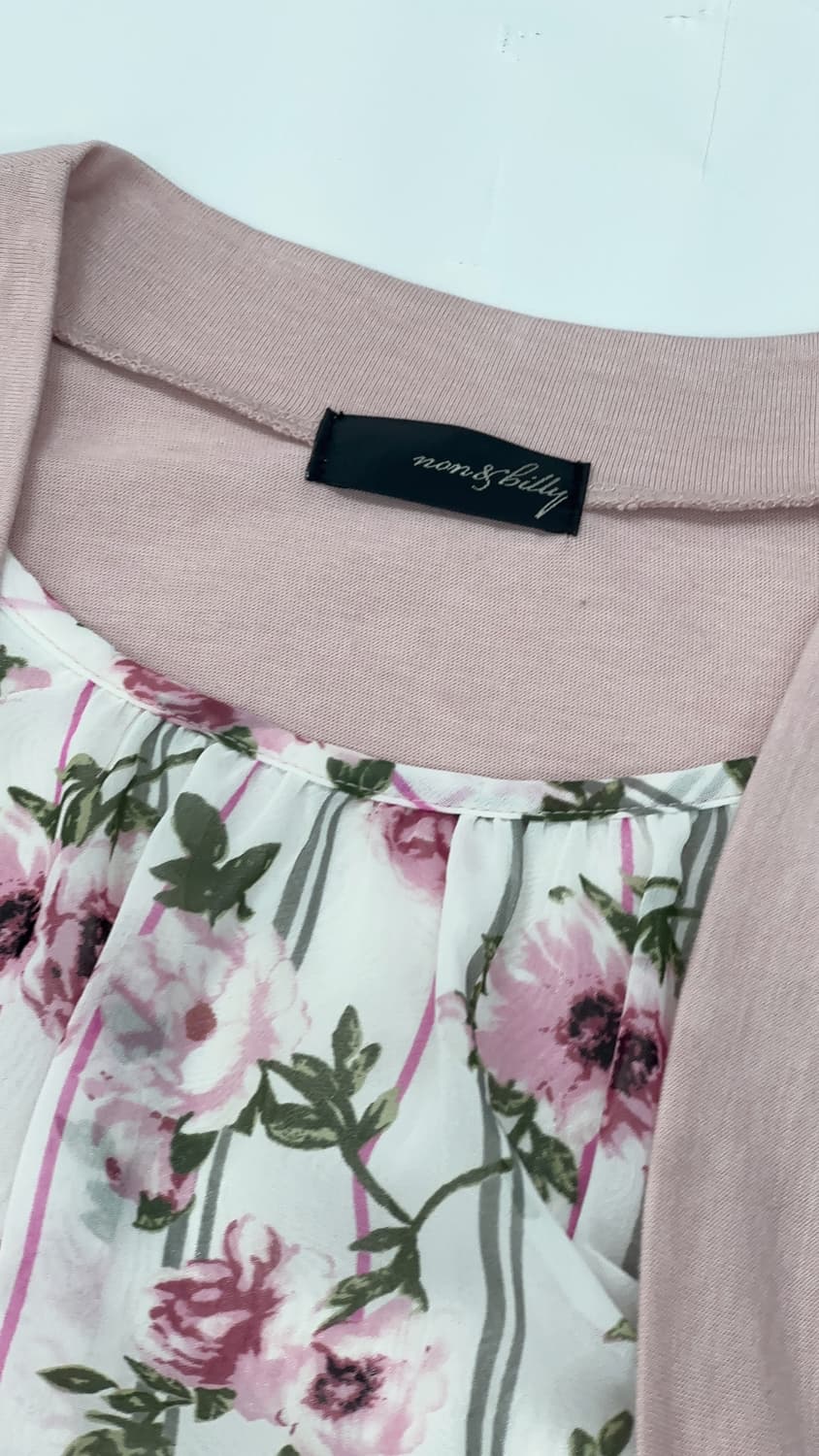 🌷다가올 봄을 기다리며 🌷 코디세트핑크 플라워 러블리 스카프 레이어드 상품이미지5