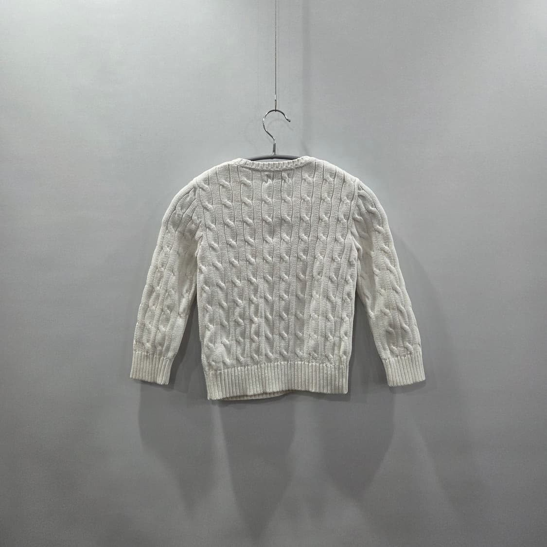 폴로랄프로렌 키즈 케이블 니트 화이트 5 상품이미지5