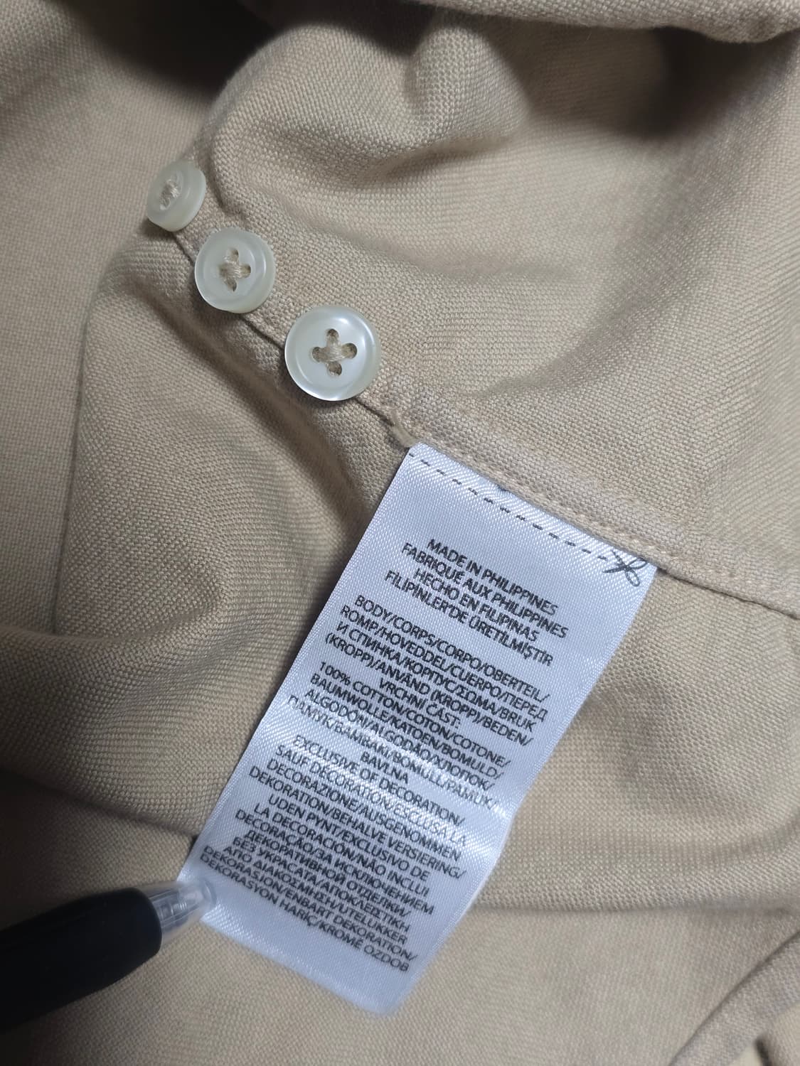 Polo 폴로랄프로렌 코튼 브라운 빅 신형 셔츠 XL 상품이미지7