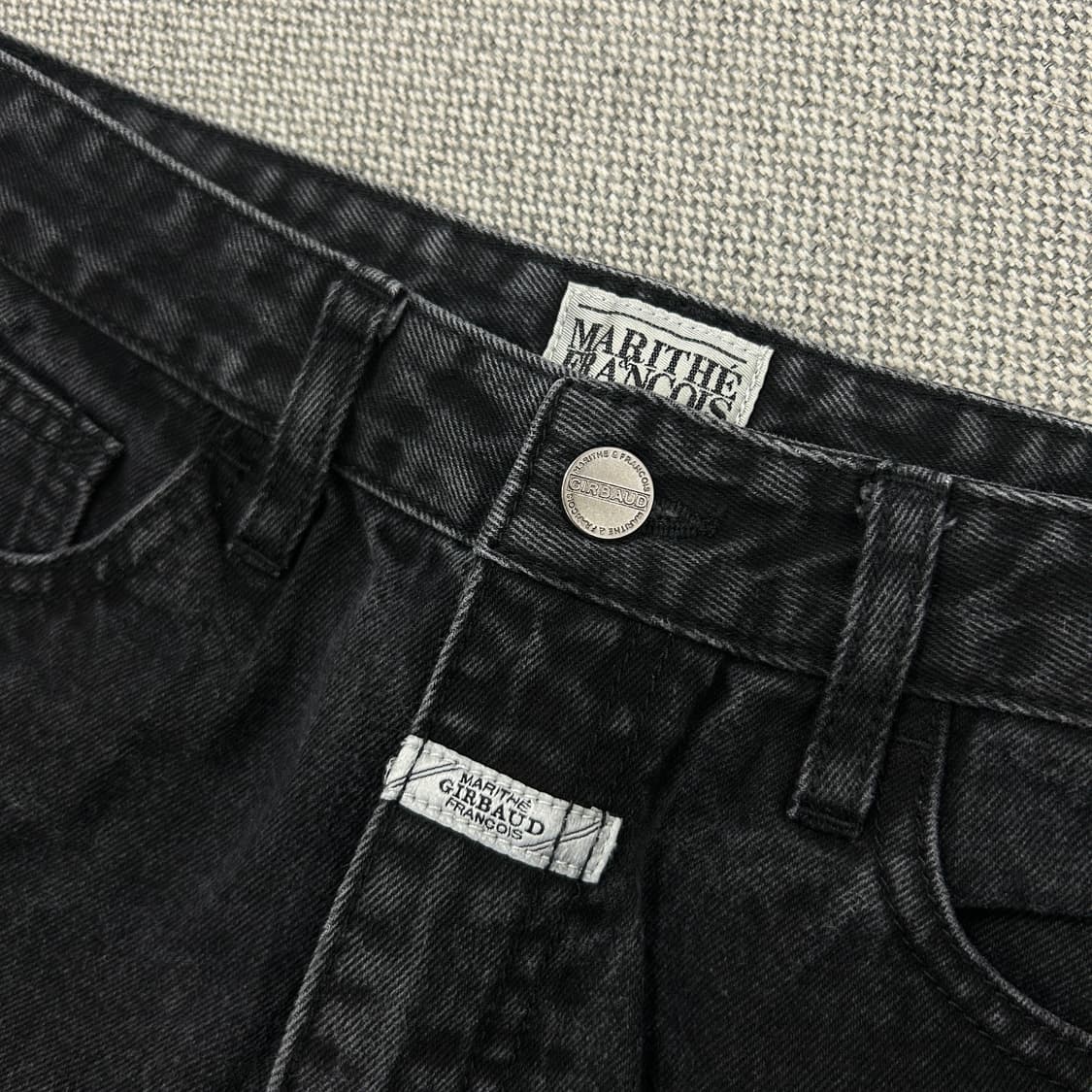 마리떼 우먼스 흑청 데님팬츠(27) 상품이미지4