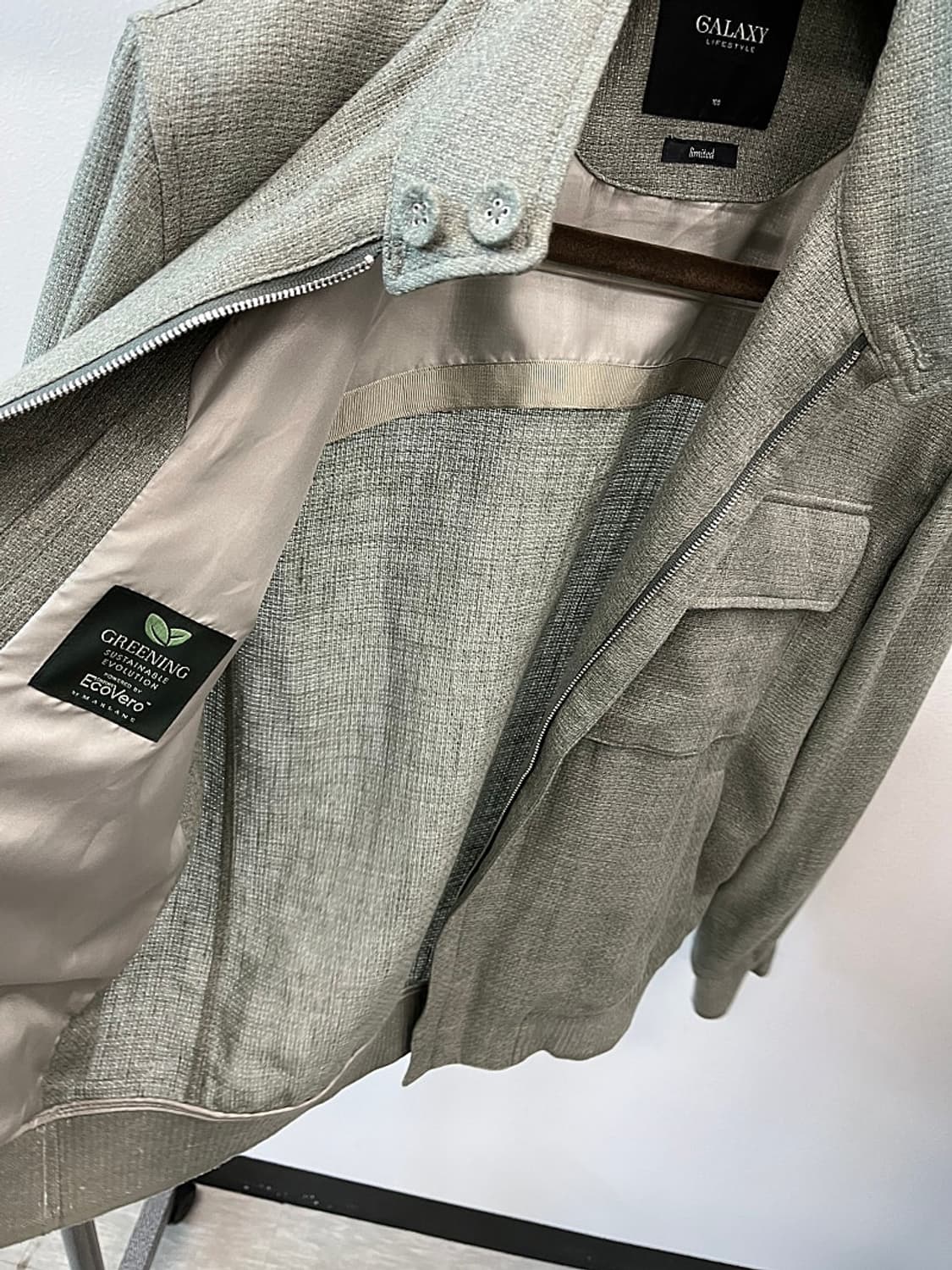 100) 갤럭시 25ss 린넨 블루종  상품이미지9