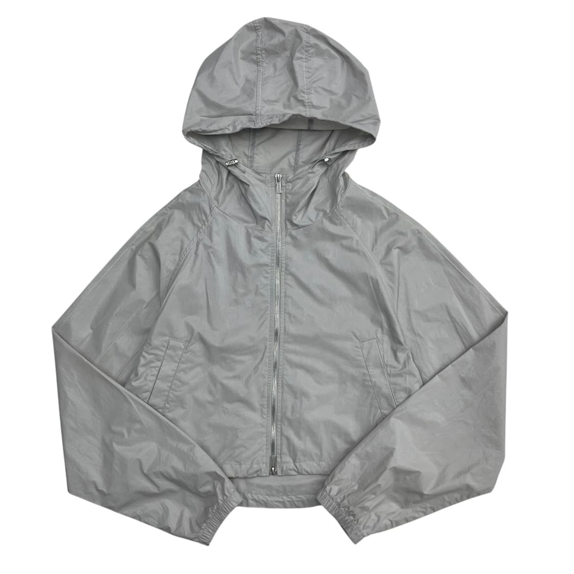 마뗑킴 백로고 실버 바람막이 상품이미지3