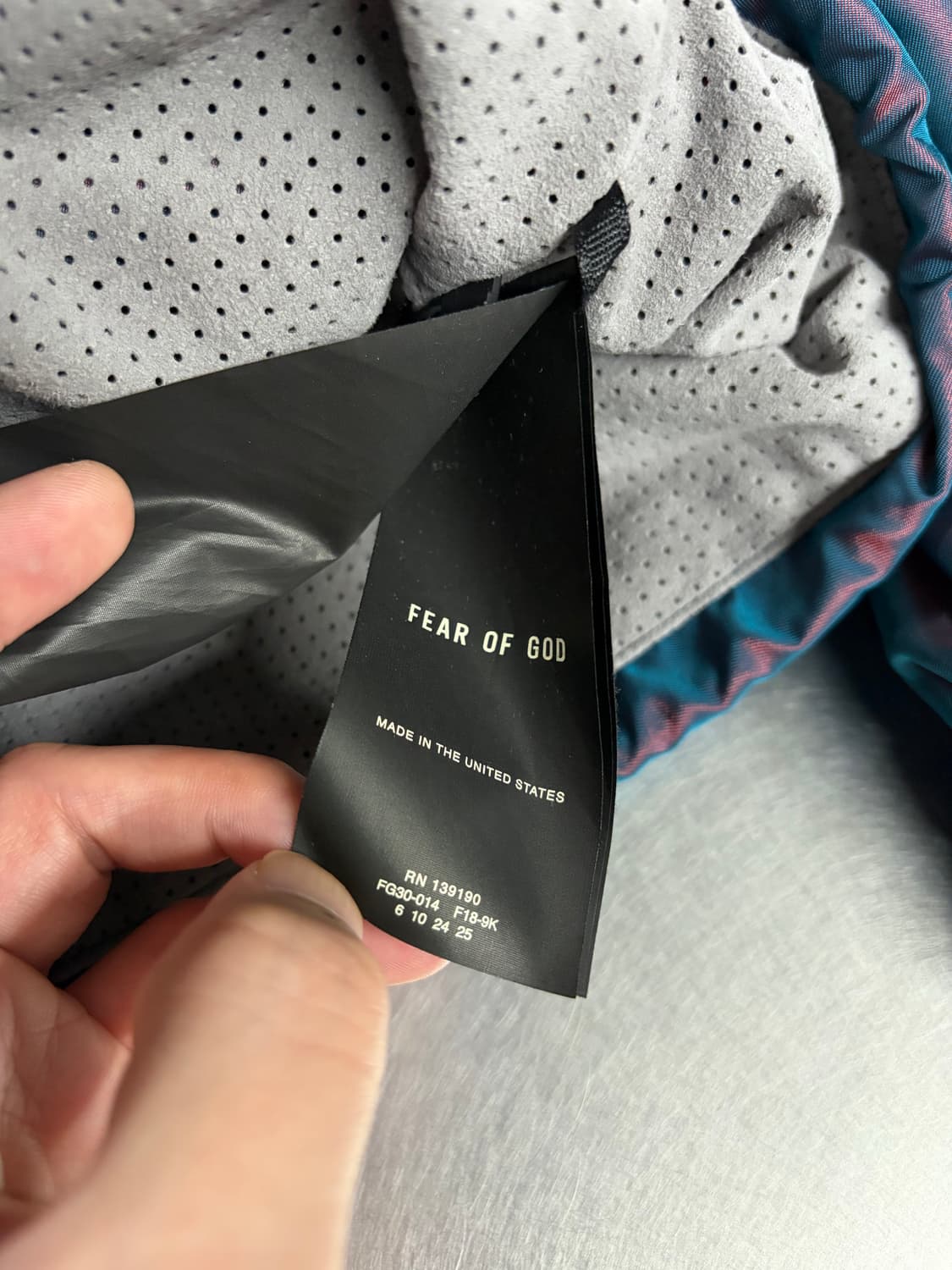 6th 피어오브갓 나일론 풀집업 자켓 멀티 상품이미지7