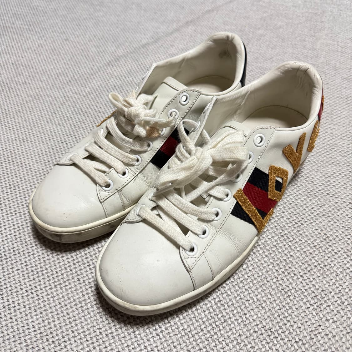 구찌 에이스 LOVED 자수 스니커즈 36 상품이미지1