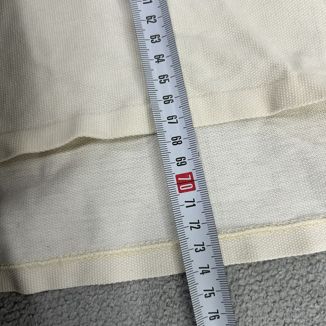 폴로 아이보리 반팔 카라티 L 상품이미지6