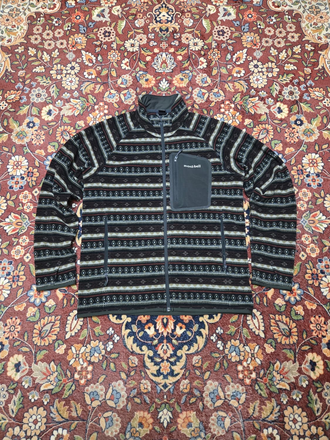 [L] 몽벨(mont-bell) 페어아일 패턴 CLIMAPLUS 플리스  상품이미지2