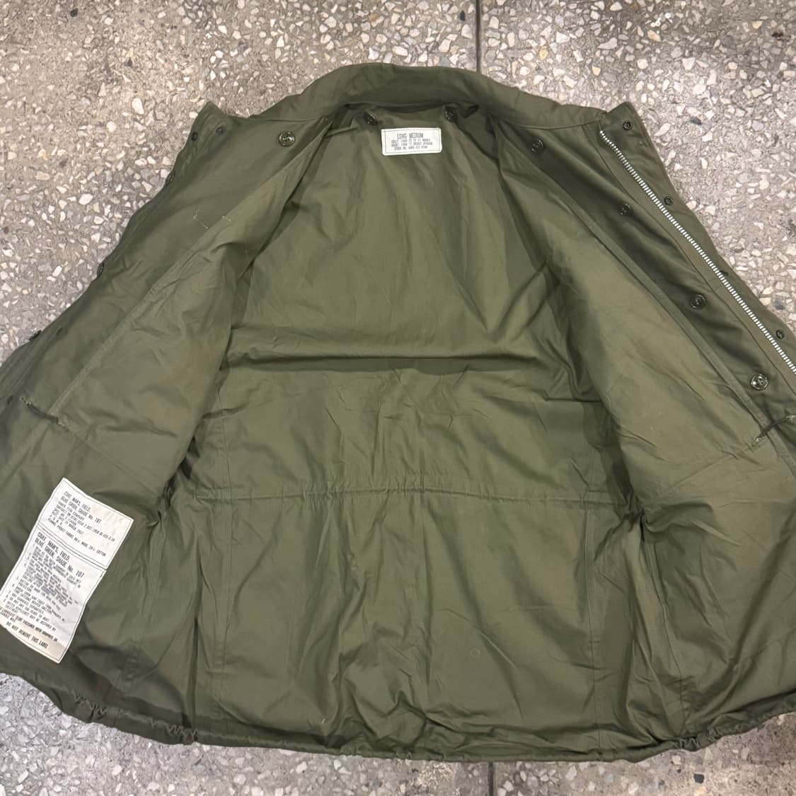 미군 오리지날 M-65 피쉬테일 개파카 M 상품이미지4