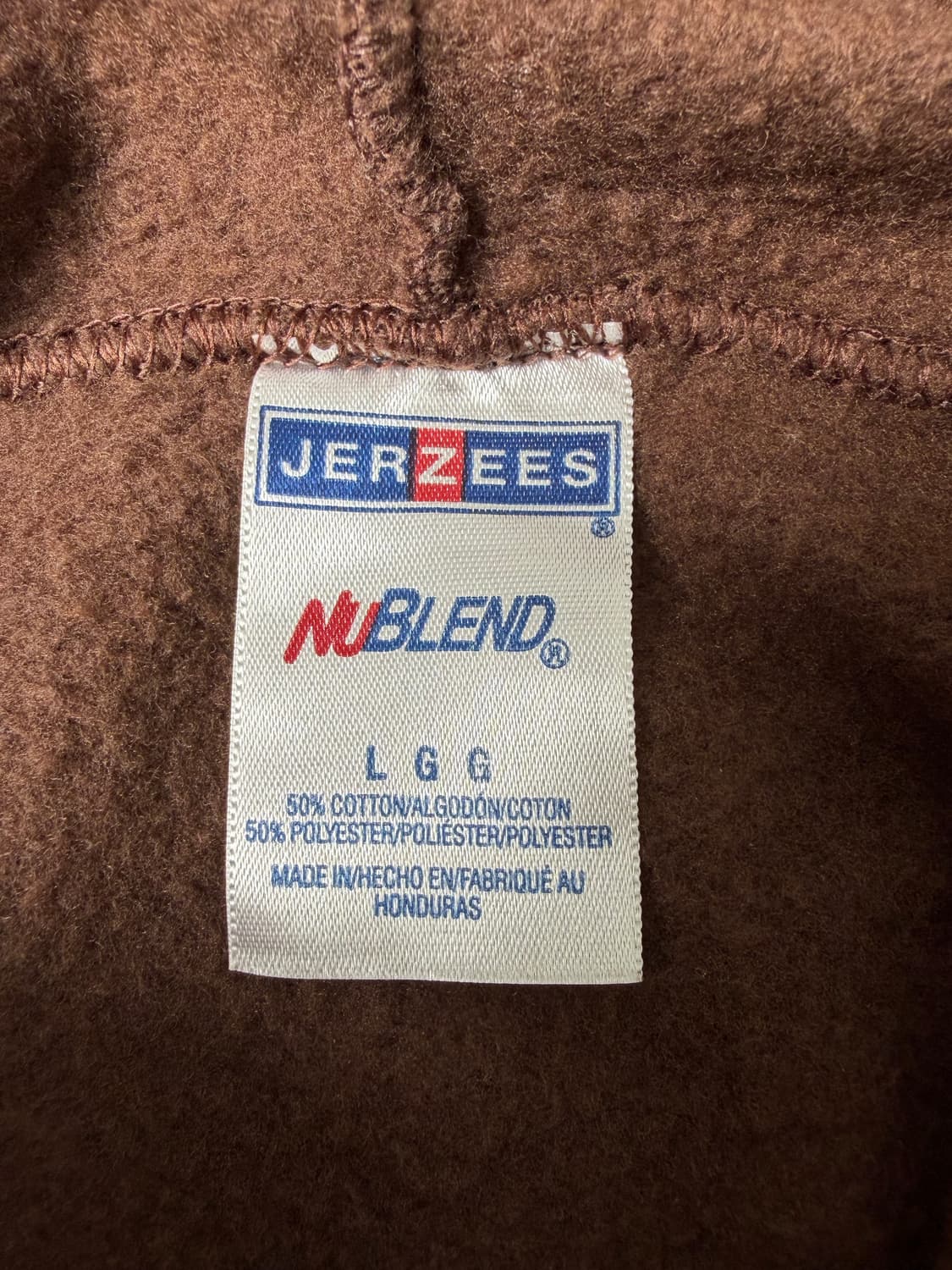 00s Jezees Zip Up Hoodie (brown) 상품이미지3