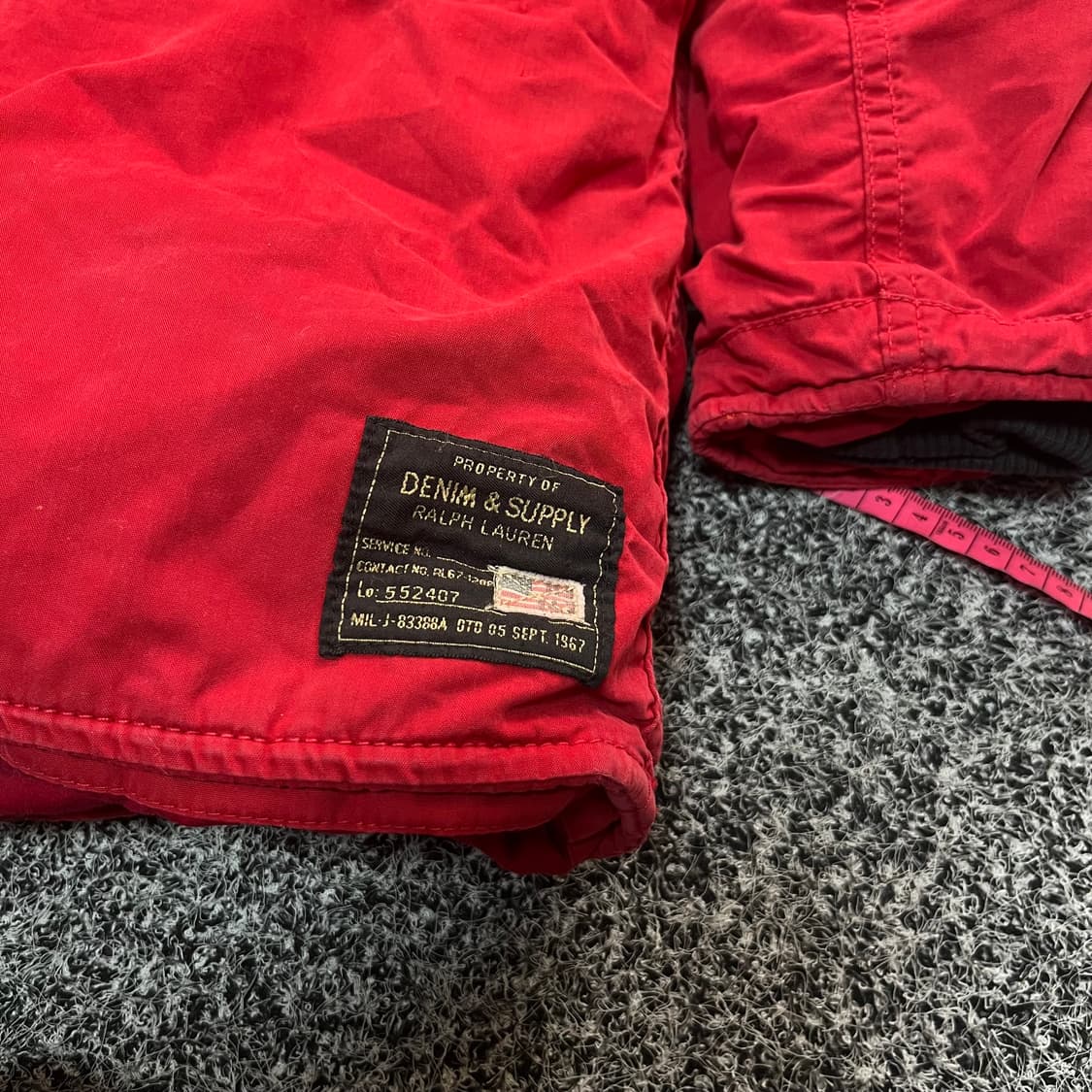 데님앤서플라이 랄프로렌 성조기 패딩 S 상품이미지4