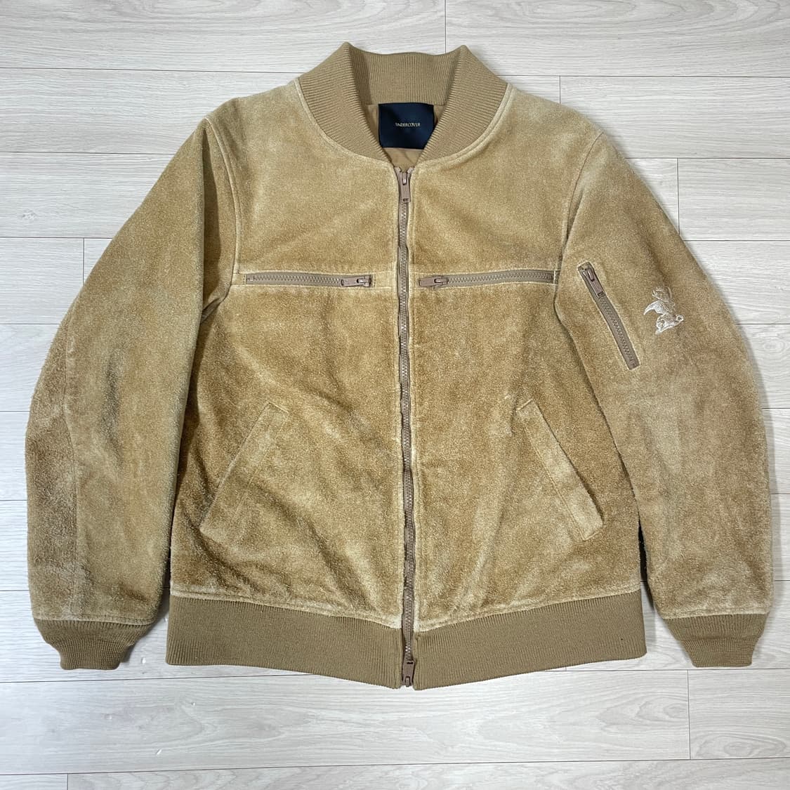 키드밀리 착용 Undercover 언더커버 스웨이드 블루종 자켓 상품이미지2