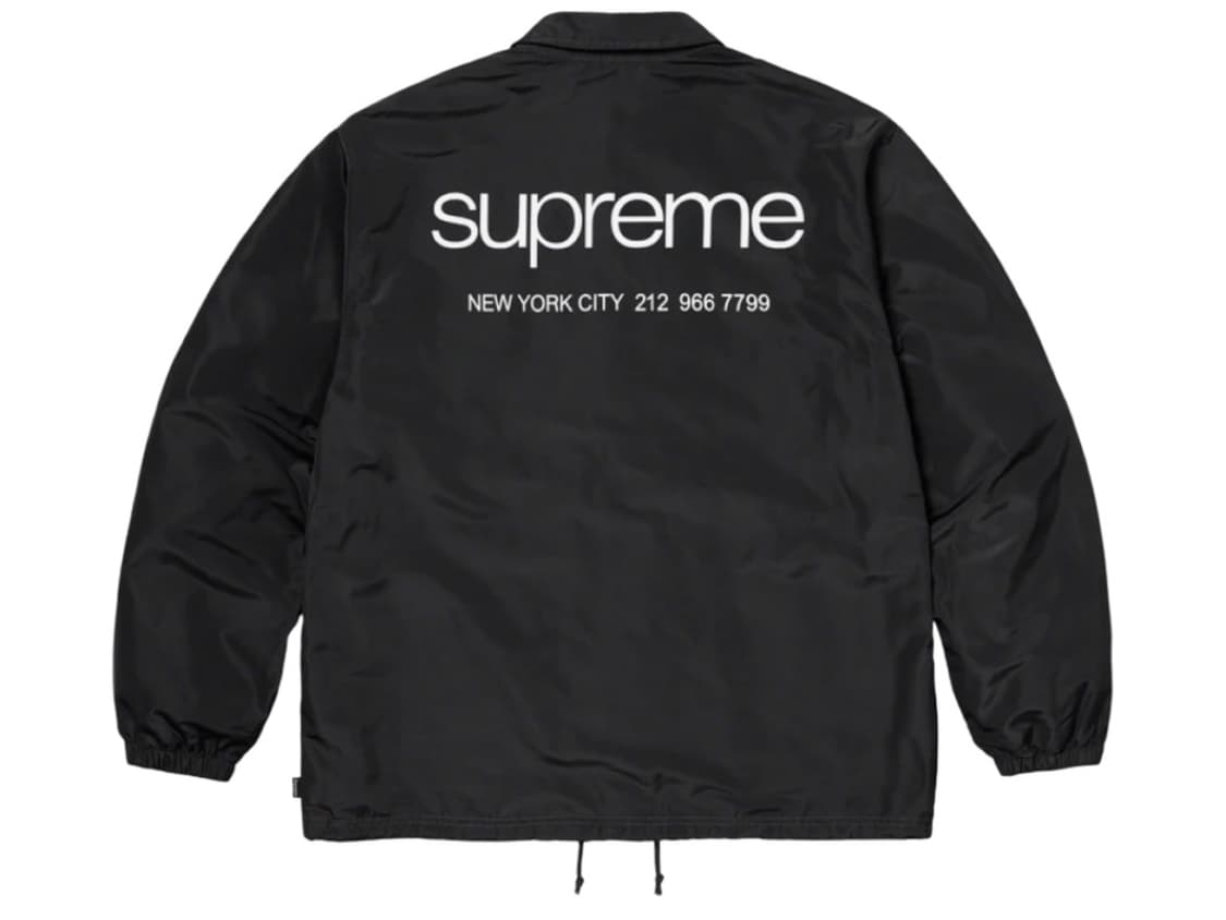 슈프림 23FW NYC코치자켓 블랙 상품이미지1
