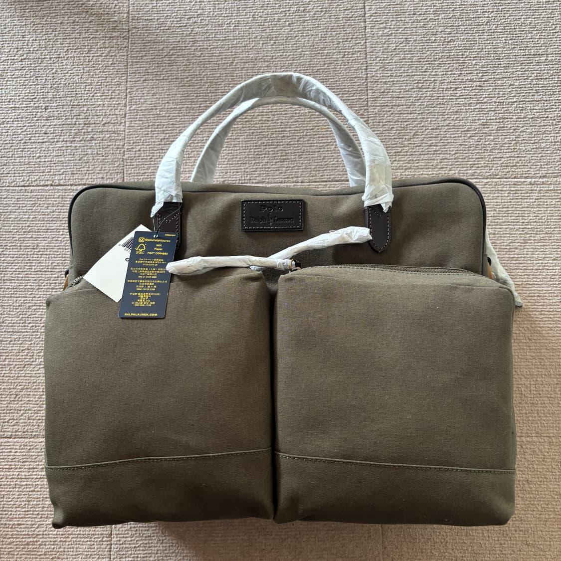 (새상품) 25SS 폴로 랄프로렌 커뮤터백 팝니다. 상품이미지3