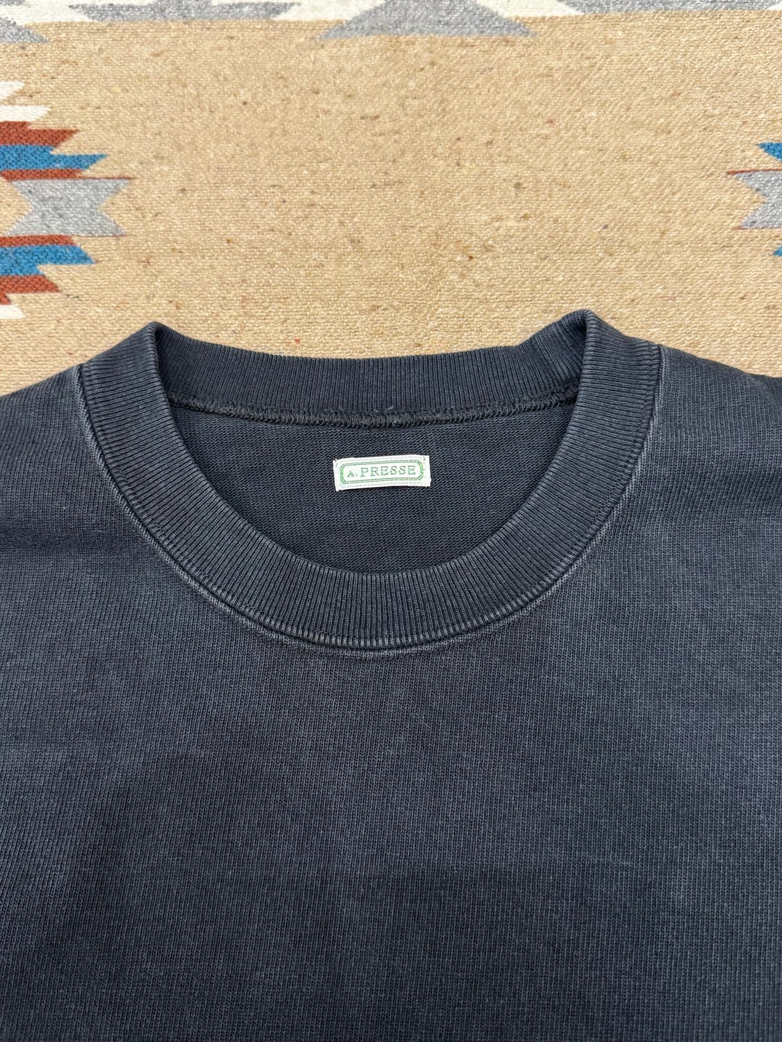 [3] 아프레쎄 빈티지 티셔츠 블랙 - 26ss 상품이미지2