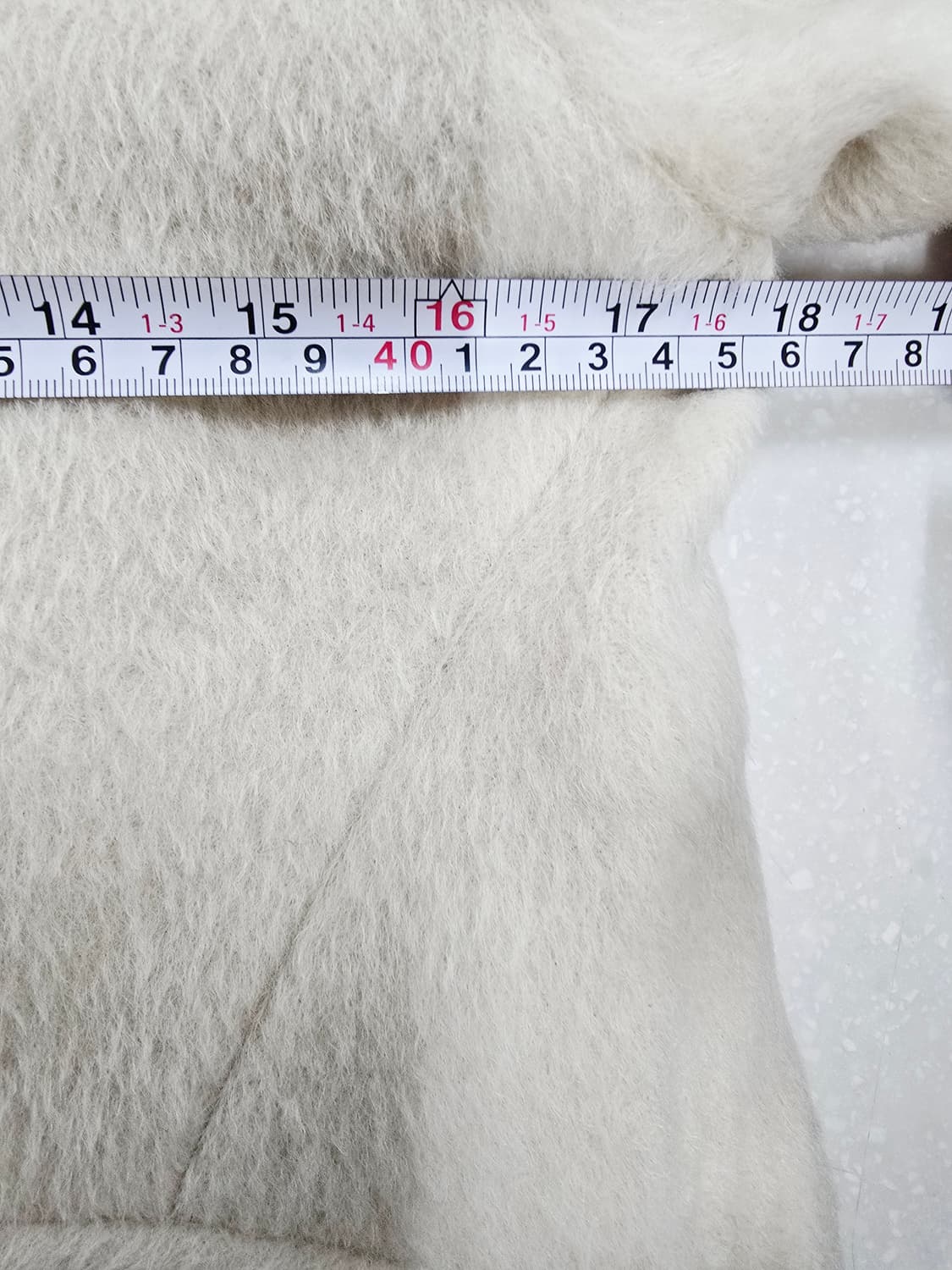 모조에스핀 아이보리 폭스퍼 코트 모자켓 85 상품이미지8