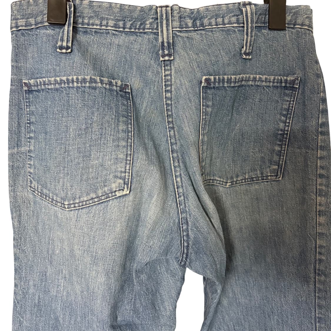 빈티지 해군 벨바텀 부츠컷 플레어 데님팬츠 30-31 상품이미지5