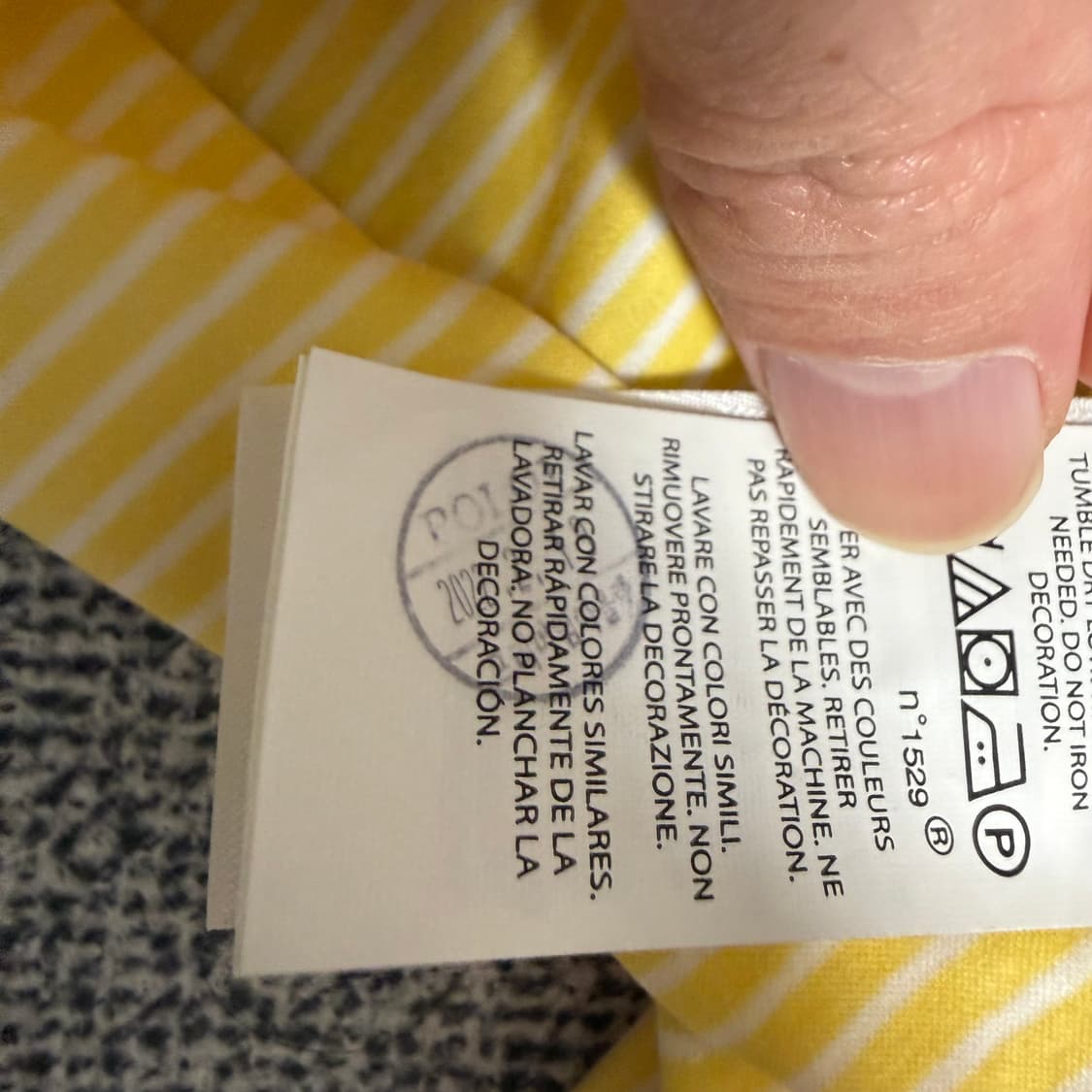 폴로 랄프로렌 스프라이트 여성 니트 드레스 셔츠 옐로우 S 상품이미지5