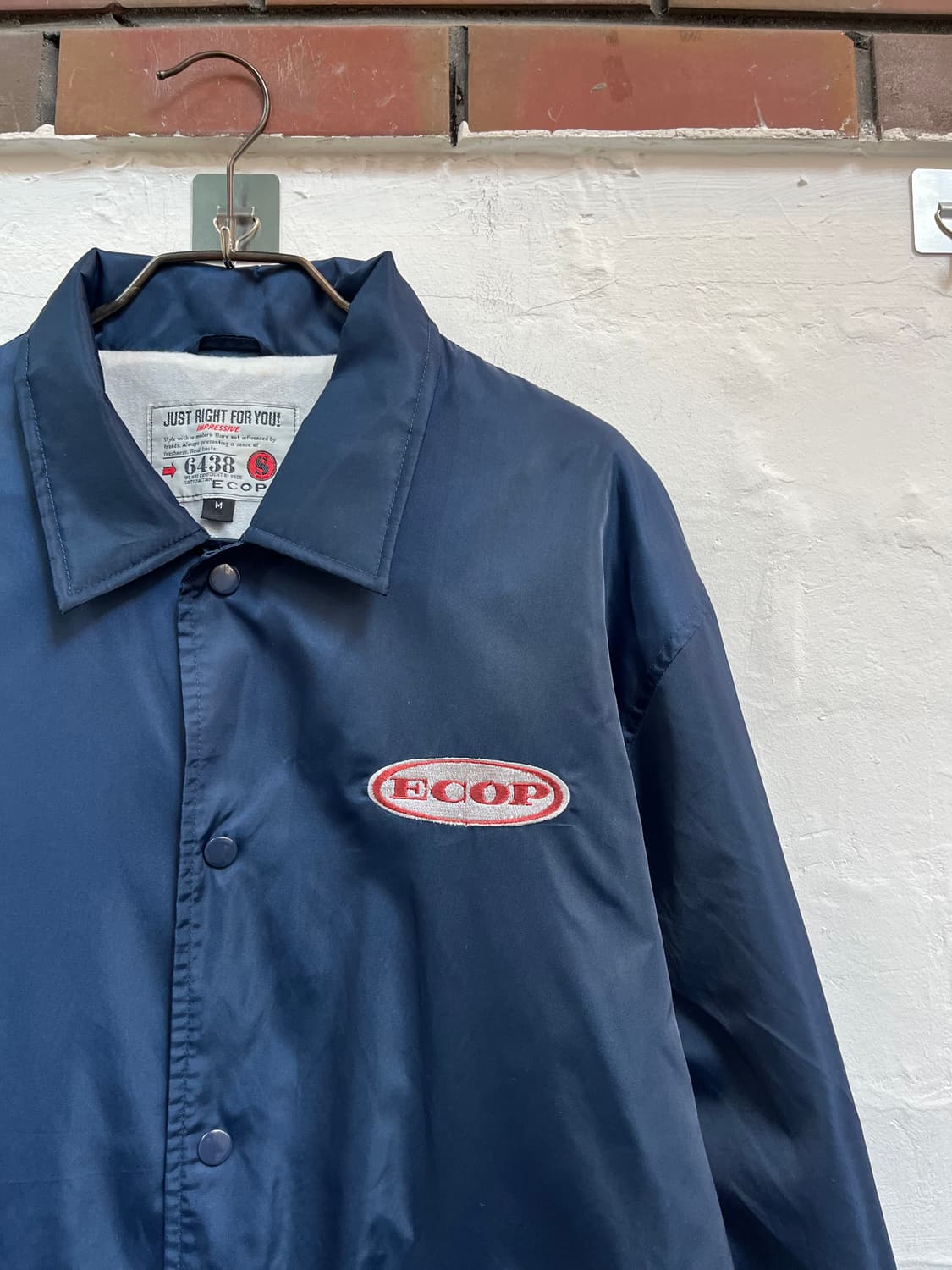 Ecop 나일론 코치 자켓 네이비 M 상품이미지3