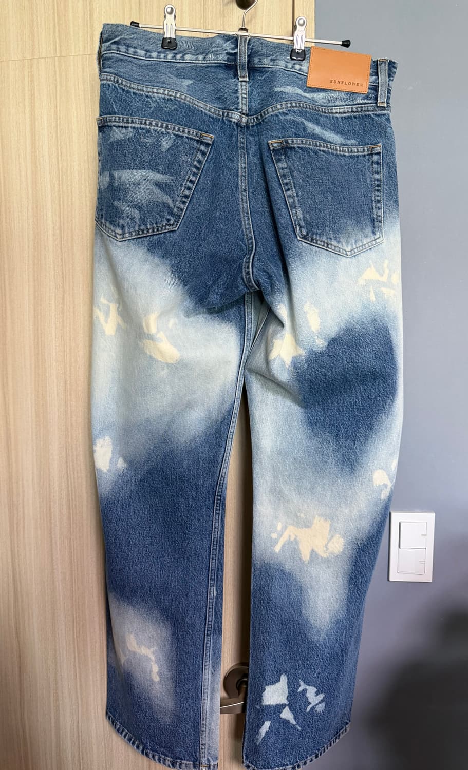 [32 x32] sunflower loose denim bleached 상품이미지4