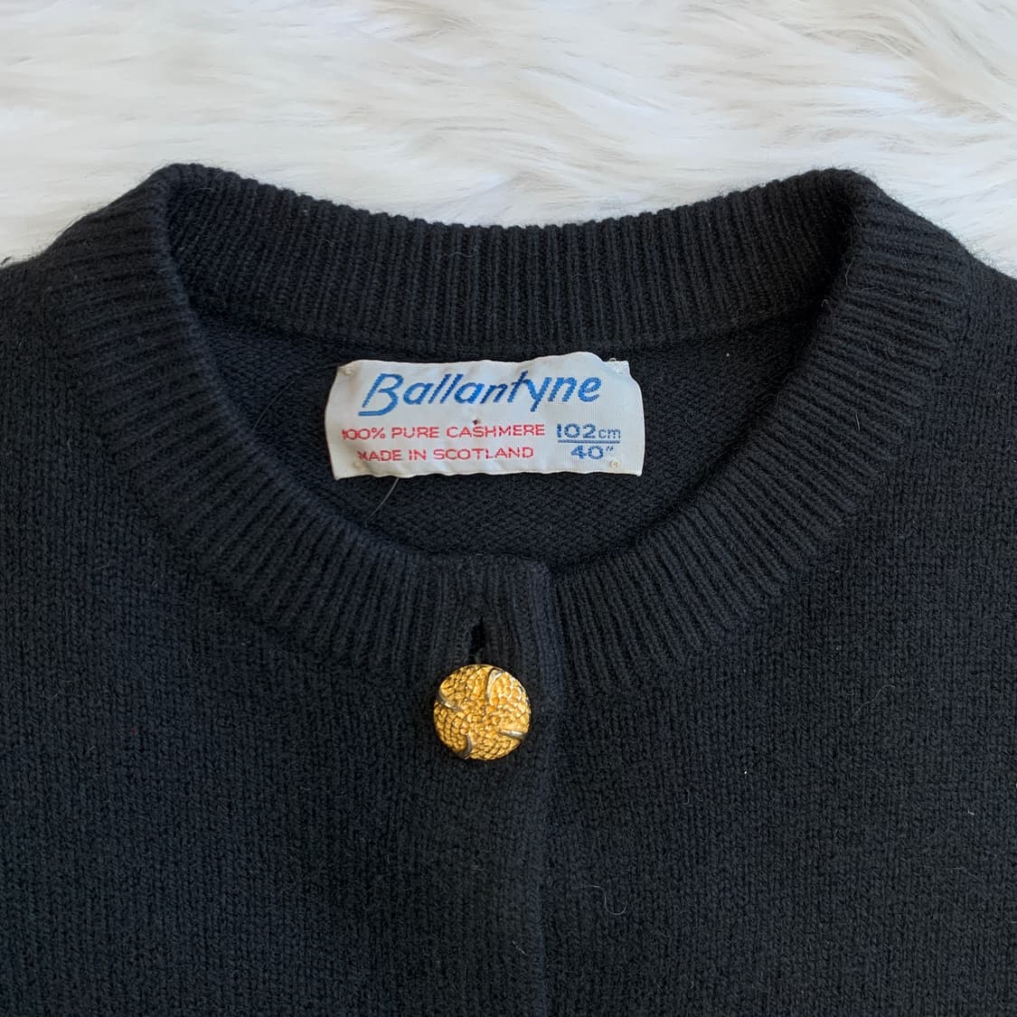 발란타인 Ballantyne 퓨어 캐시미어 100 가디건 1688 상품이미지4